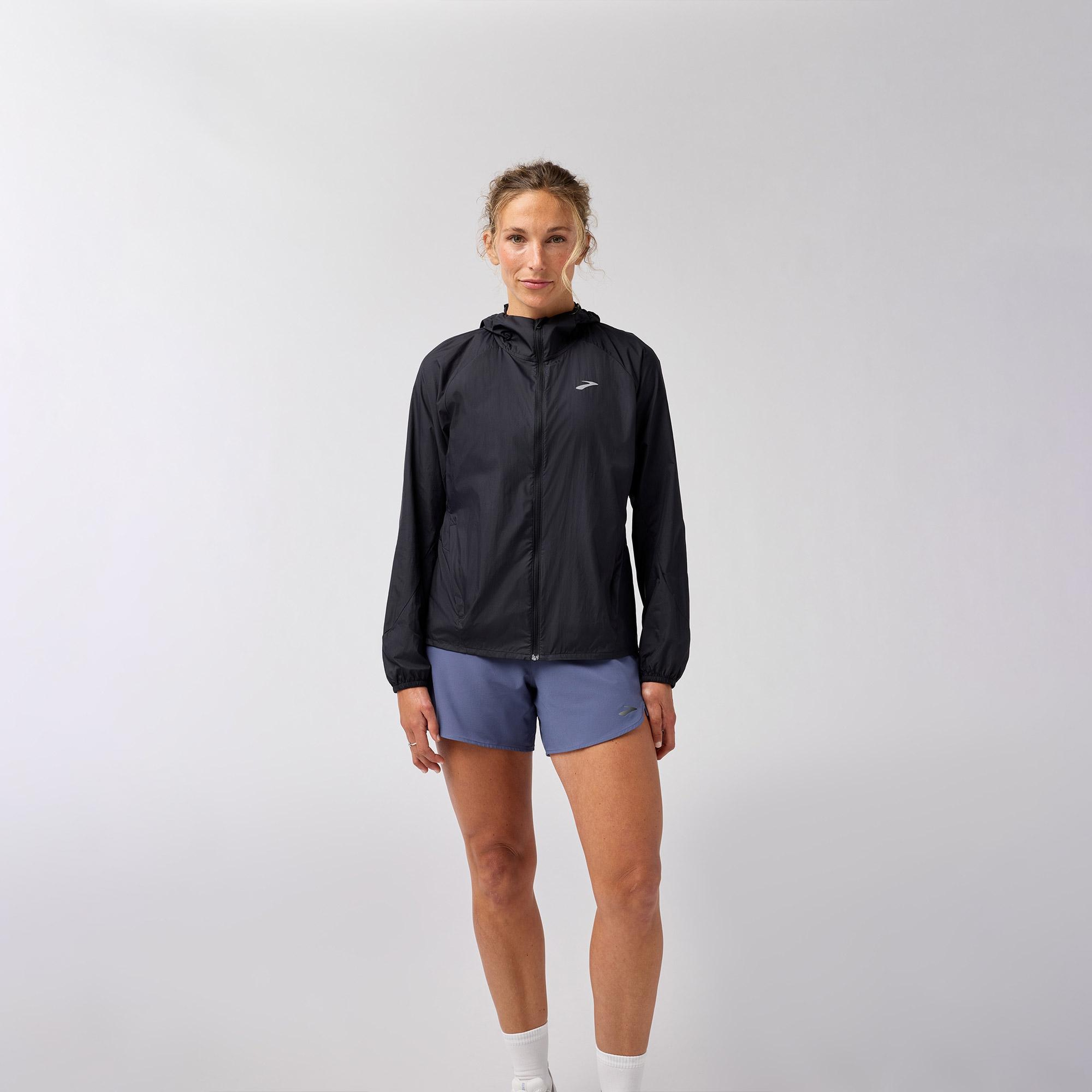 Brooks Canopy 2.0 Kadın Siyah Koşu Ceketi