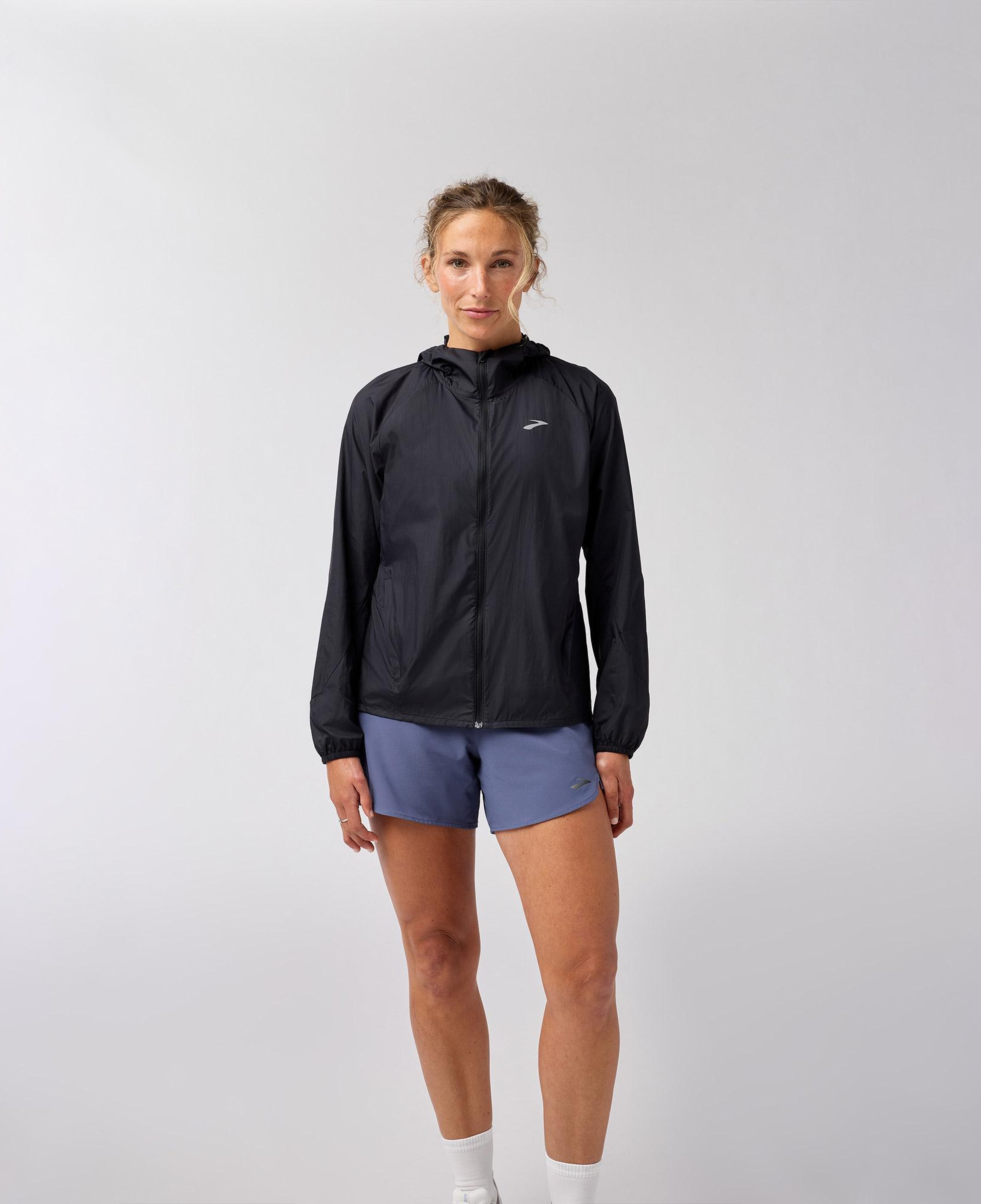 Brooks Canopy 2.0 Kadın Siyah Koşu Ceketi