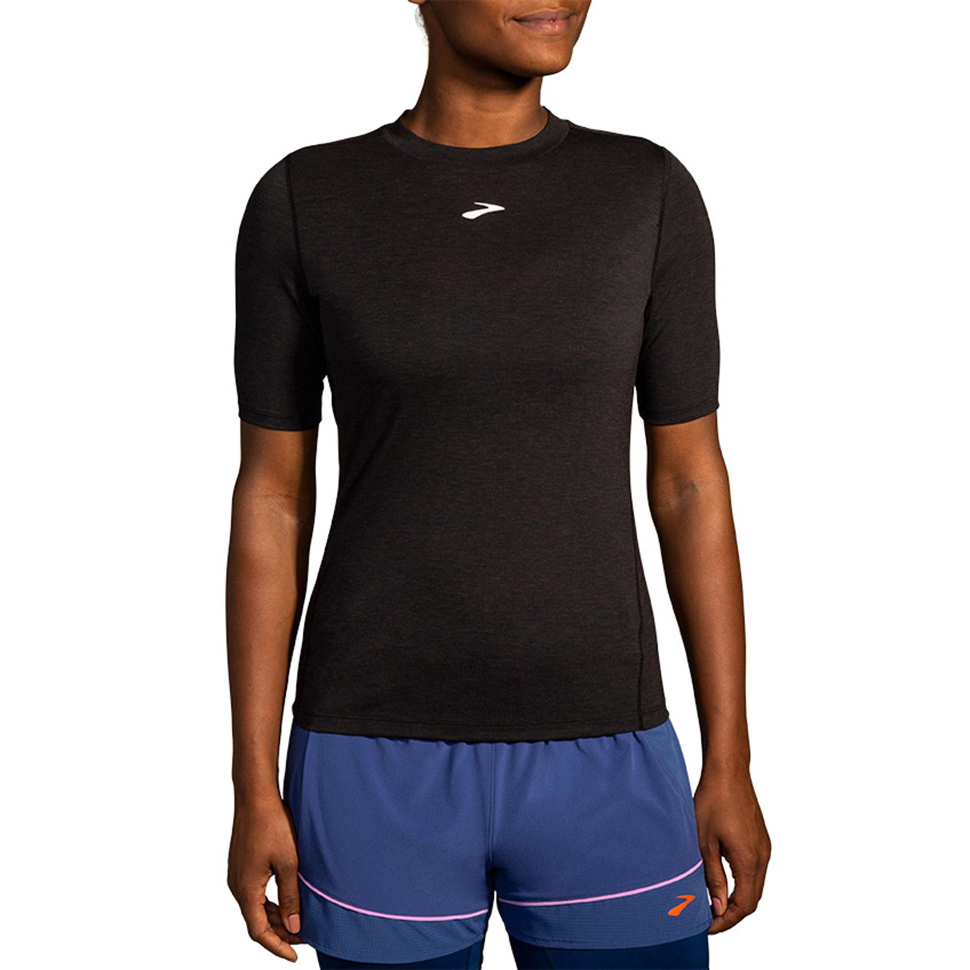 Brooks High Point Sleeve Kadın Siyah Koşu T-Shirt