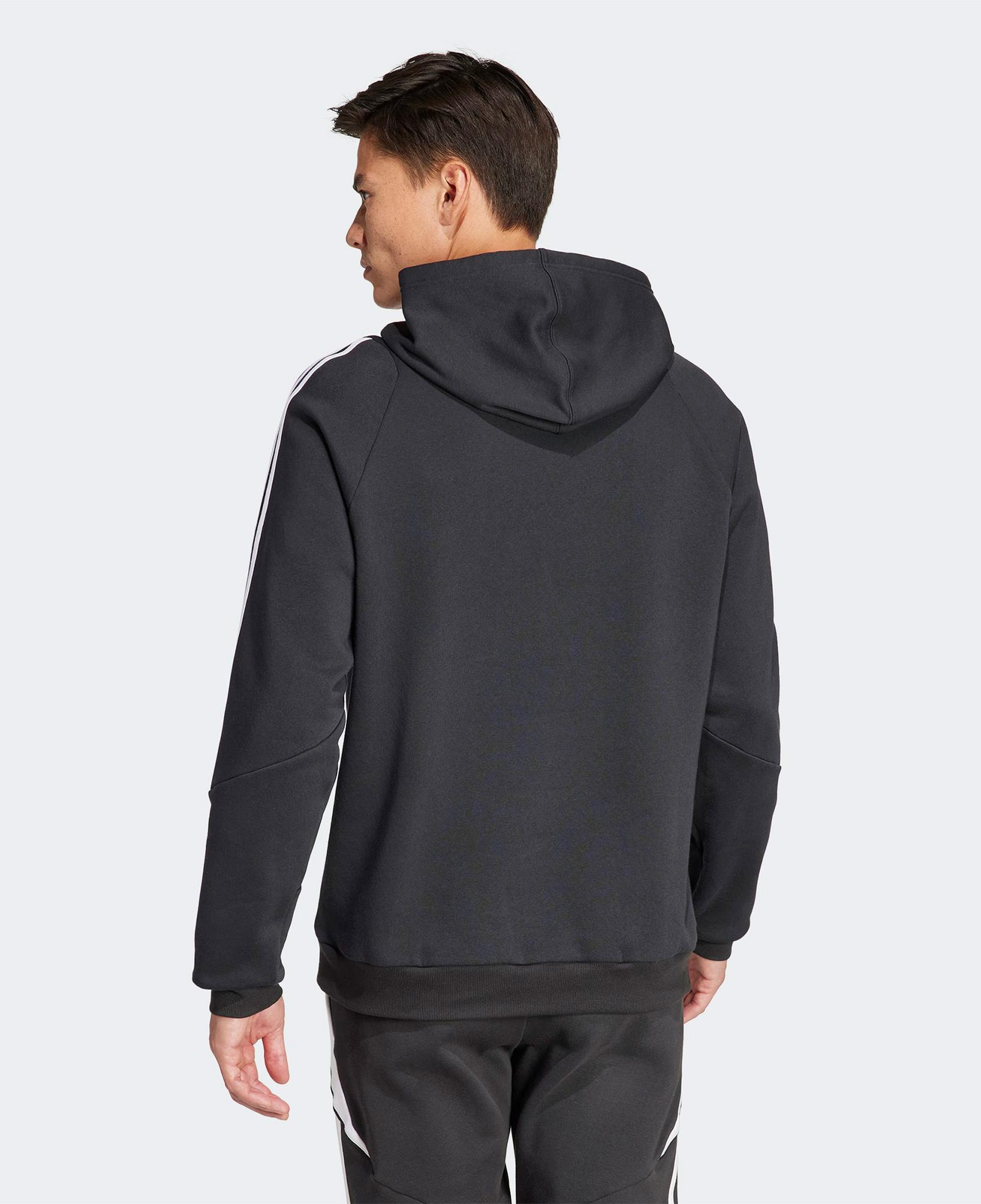 adidas Tiro 24 Kapüşonlu Erkek Siyah Futbol Sweatshirt