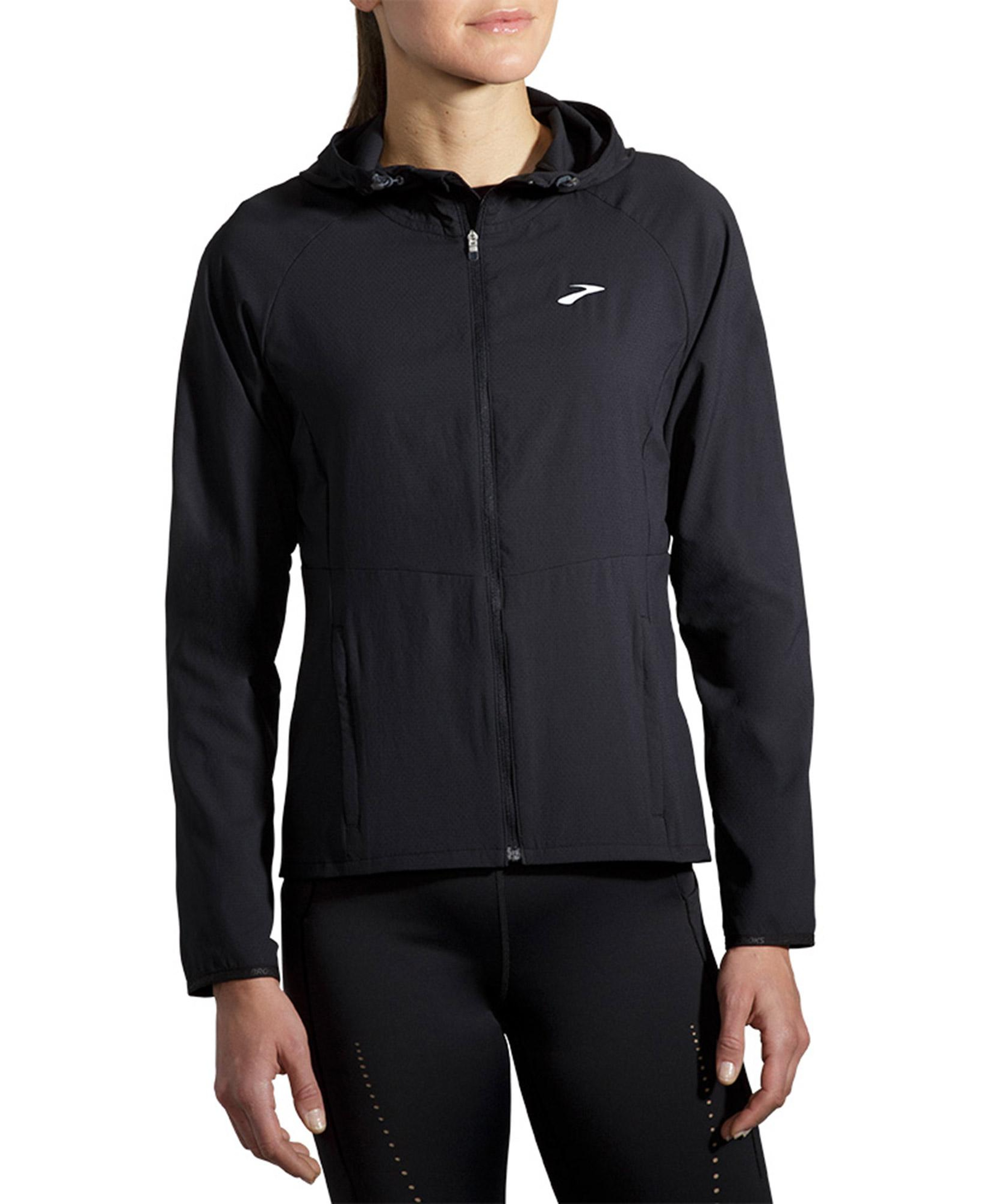 Brooks Canopy Kadın Siyah Koşu Ceketi