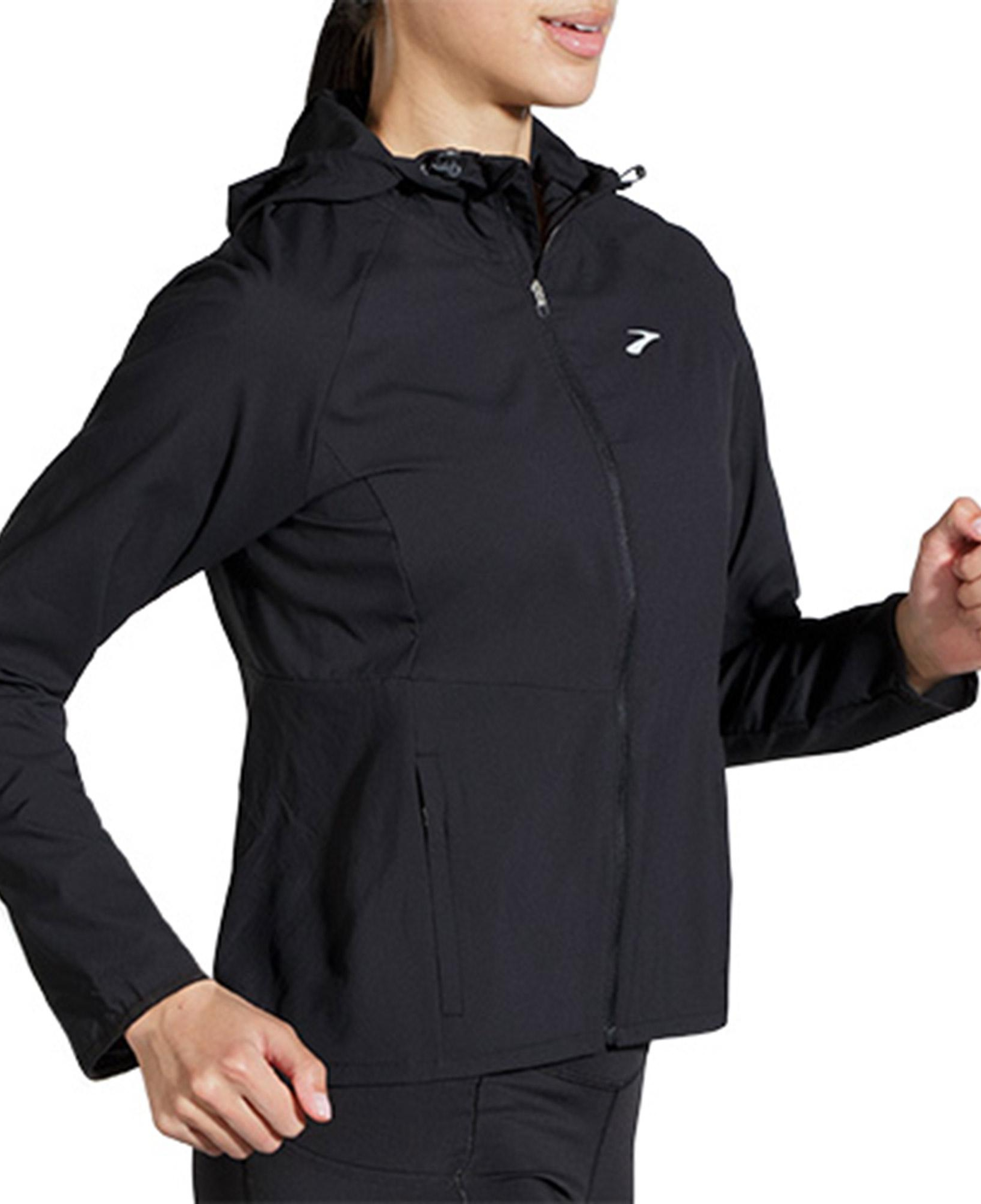 Brooks Canopy Kadın Siyah Koşu Ceketi