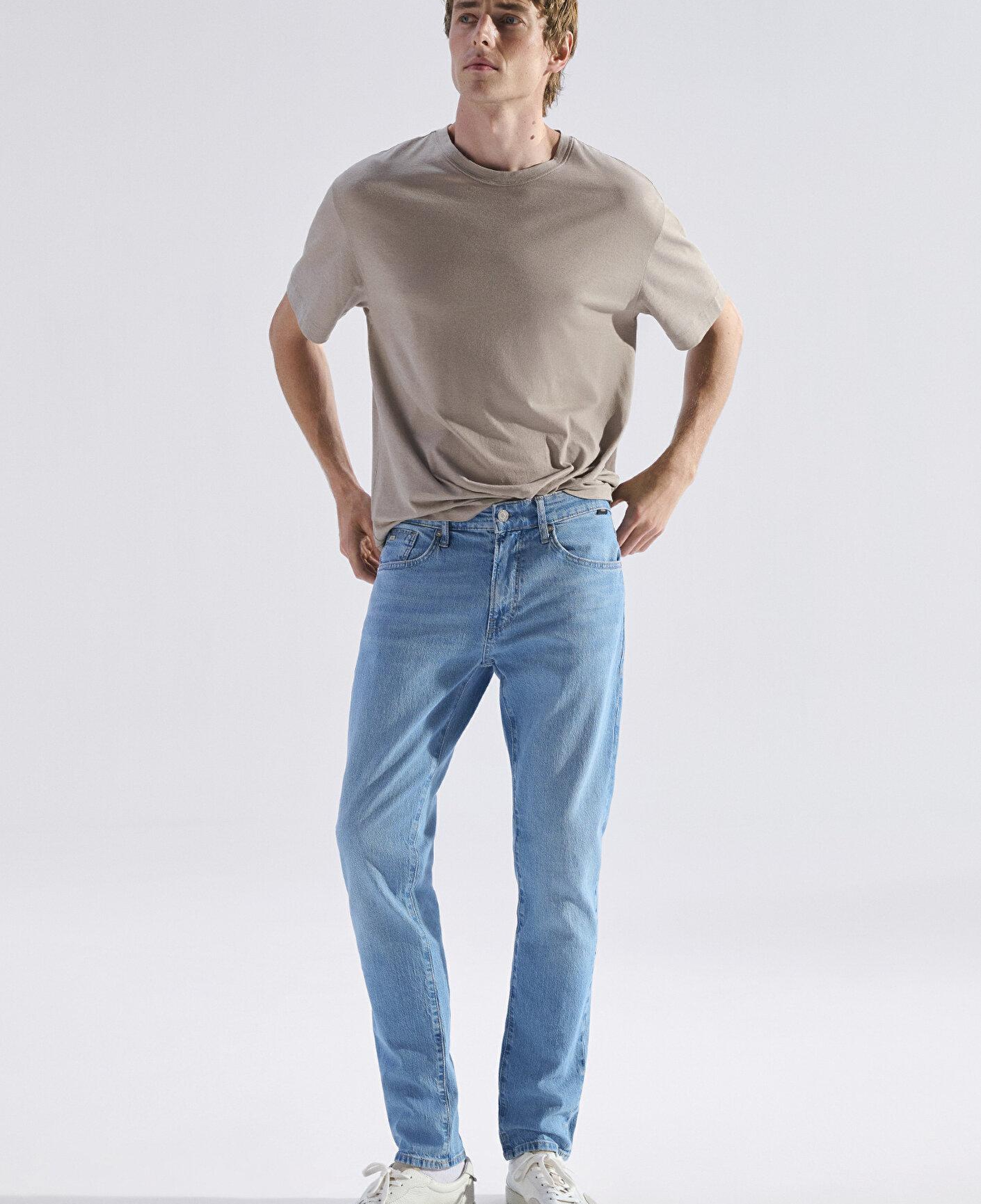 Mavi Marcus Classic Denim Puslu Açık Mavi Jean Pantolon 00351A3274