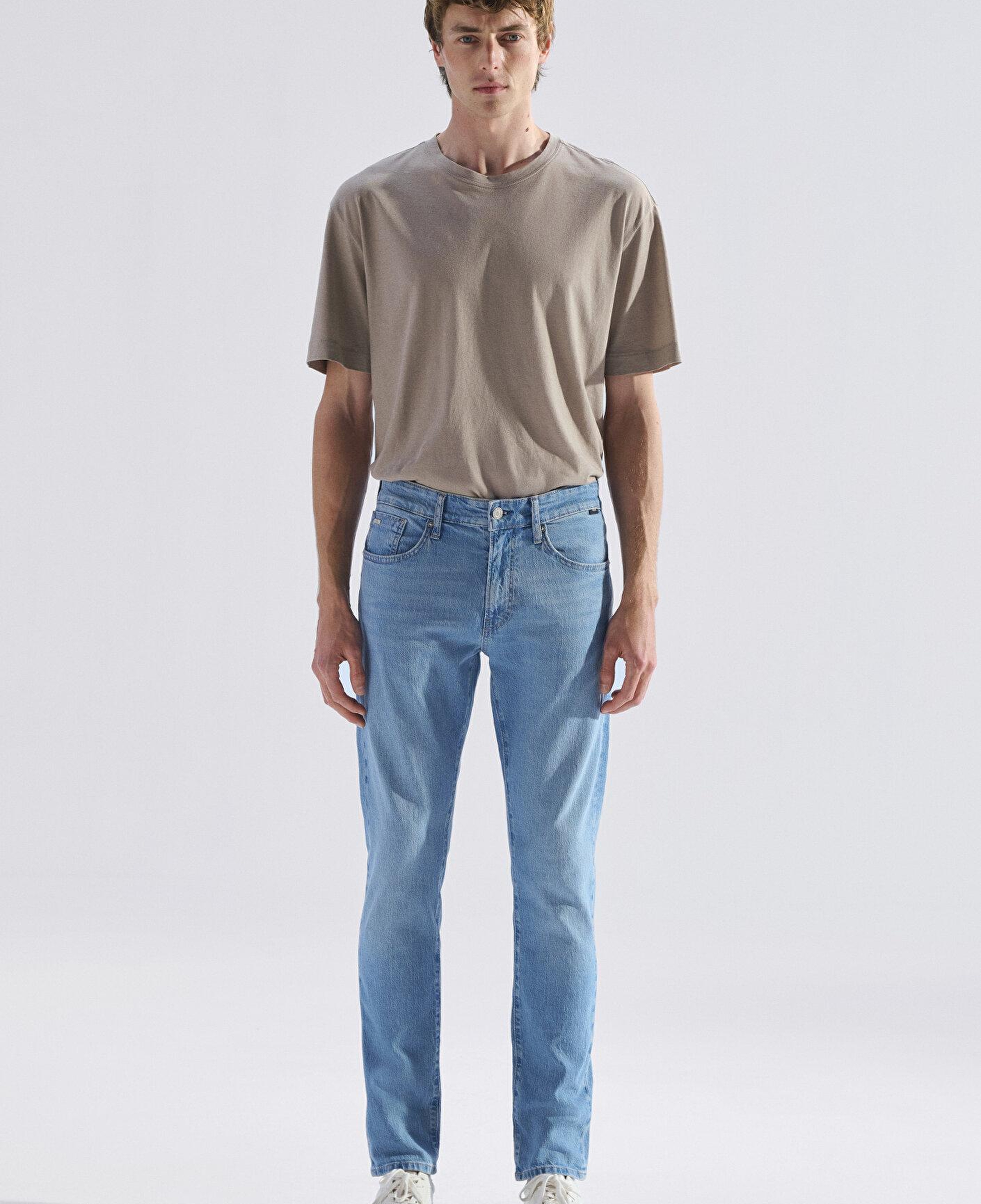 Mavi Marcus Classic Denim Puslu Açık Mavi Jean Pantolon 00351A3274