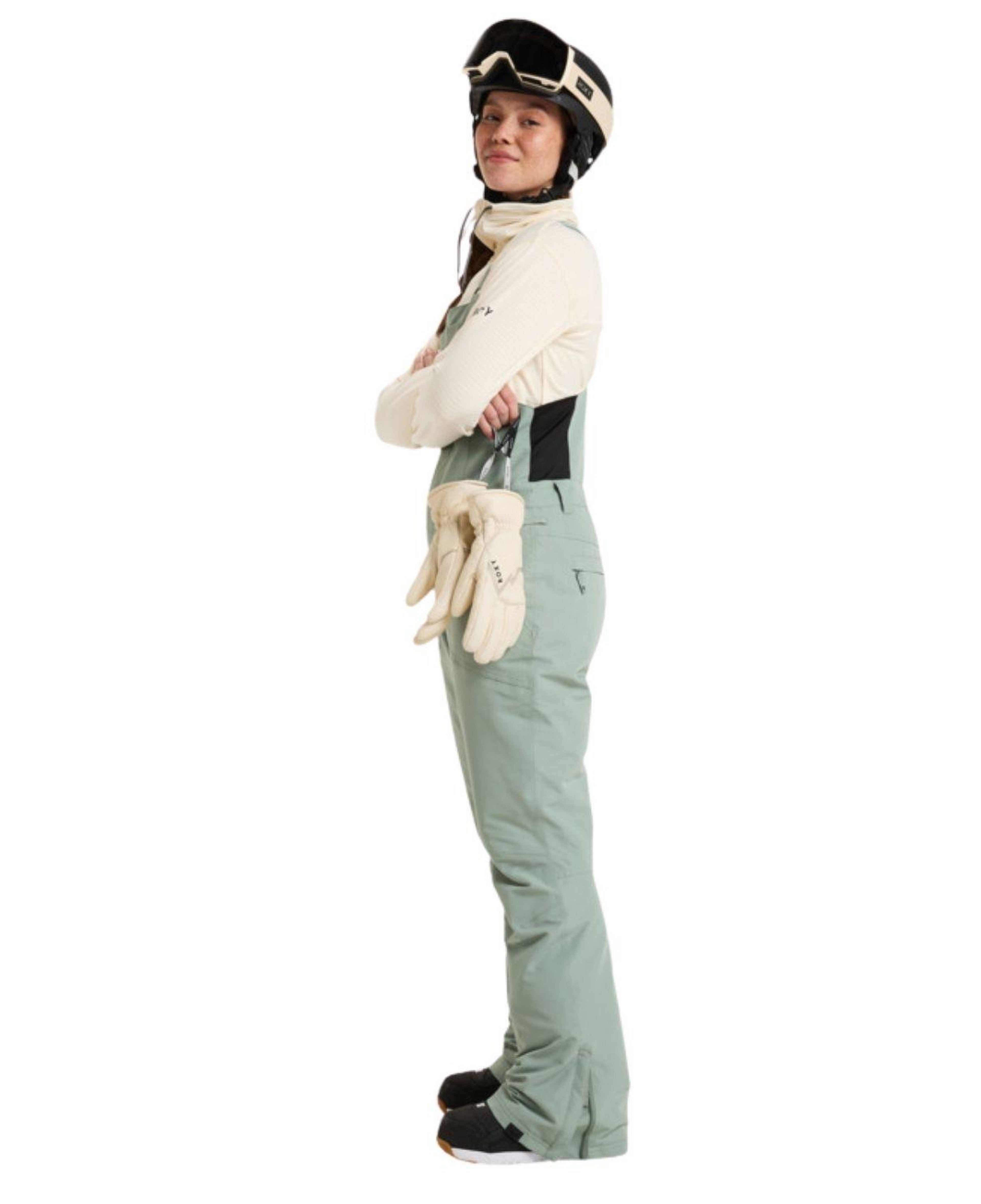 Roxy Rideout Bib Kadın Mavi Snowboard Pantolonu