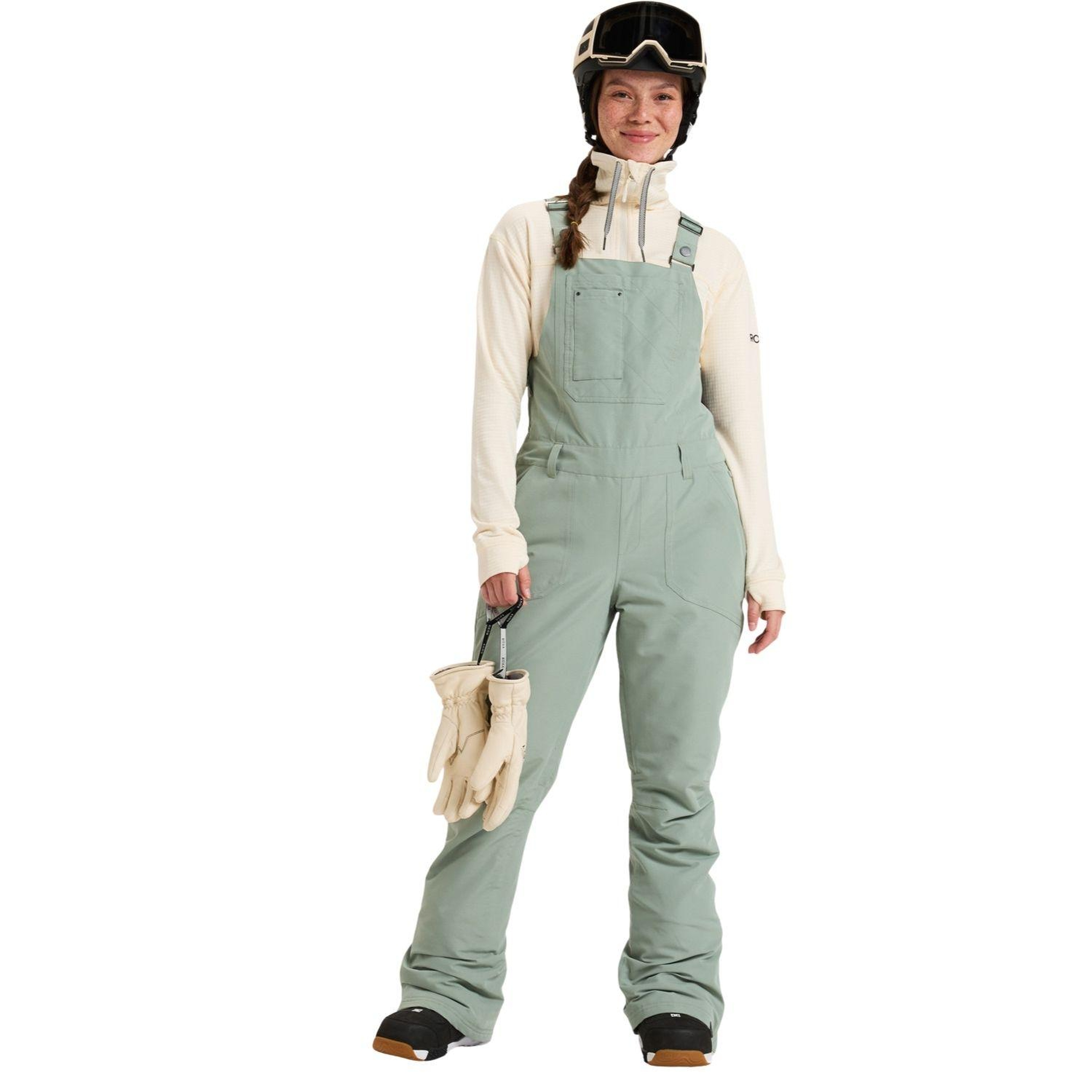 Roxy Rideout Bib Kadın Mavi Snowboard Pantolonu