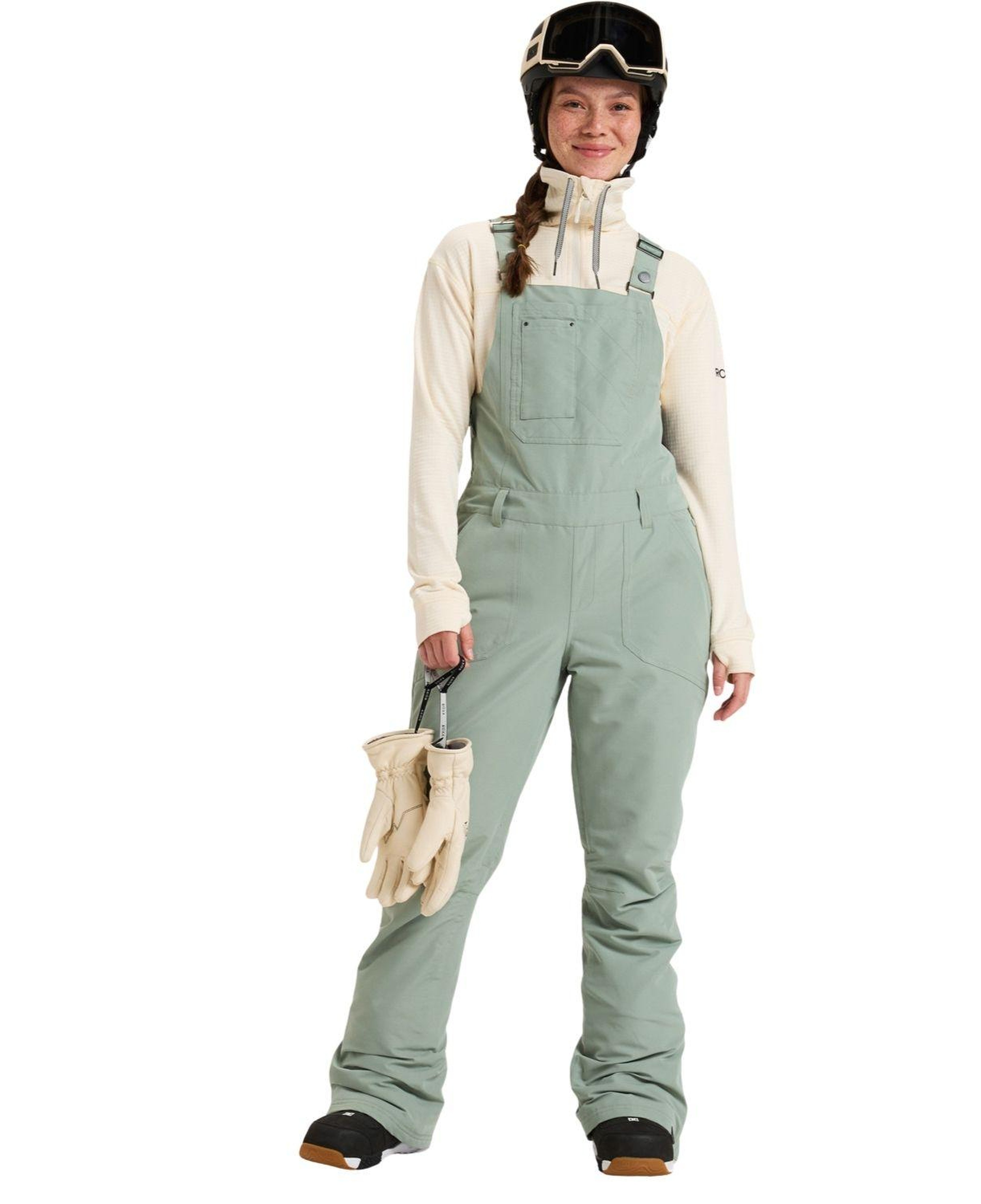 Roxy Rideout Bib Kadın Mavi Snowboard Pantolonu