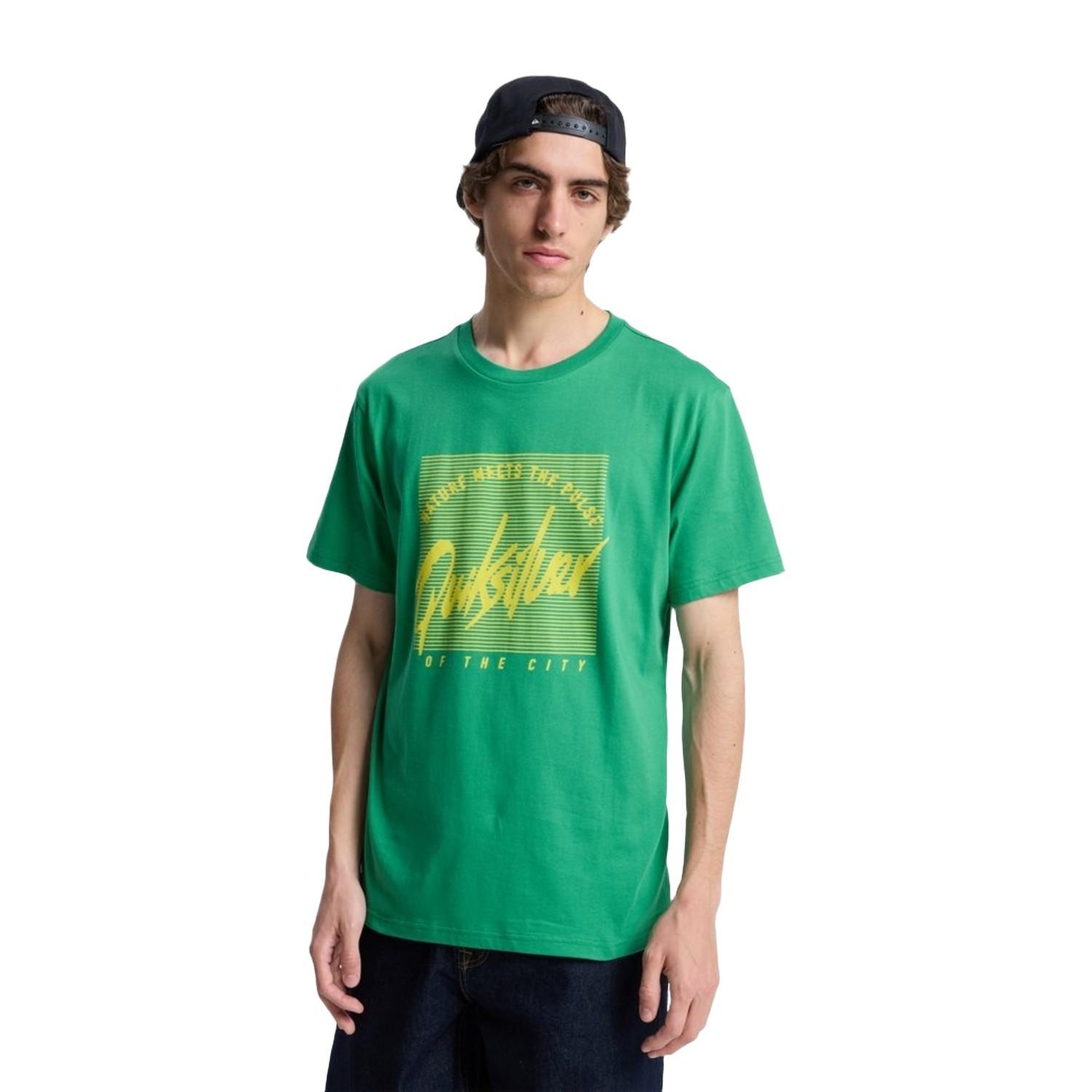 Quiksilver Retro Mood Erkek Yeşil Tişört