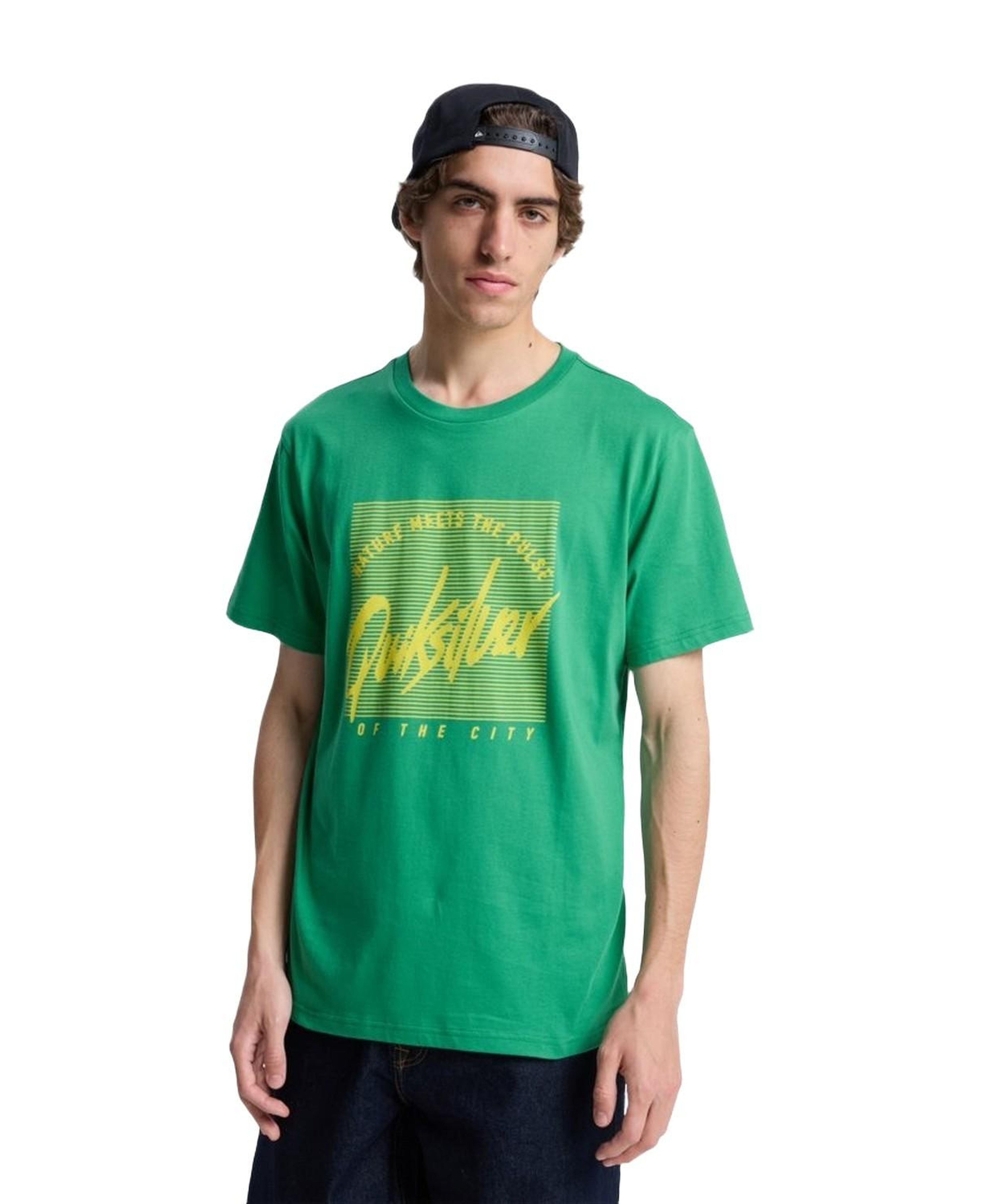 Quiksilver Retro Mood Erkek Yeşil Tişört
