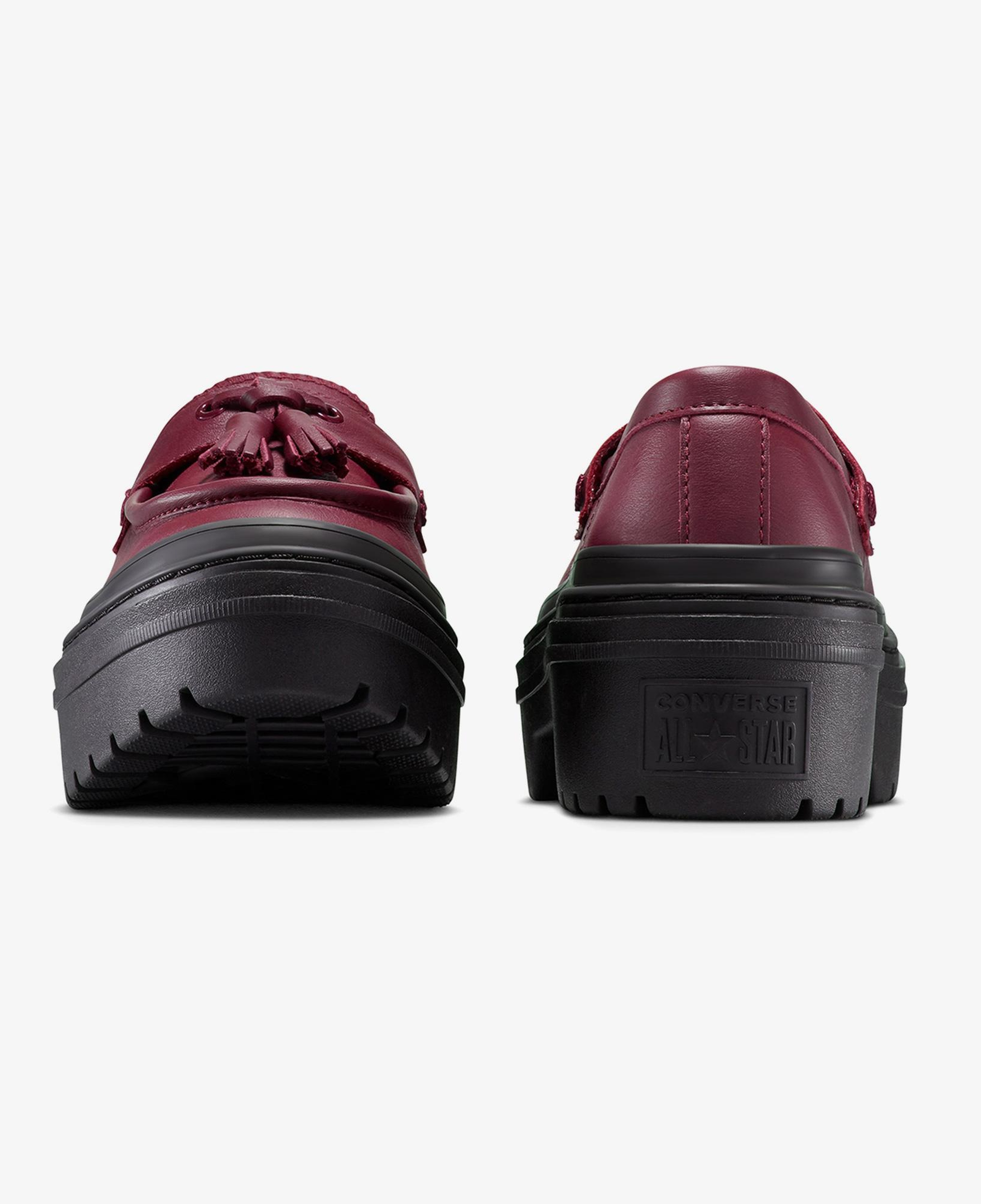 Converse Chuck Taylor All Star Lugged Heel Loafer Kadın Bordo Deri Platform