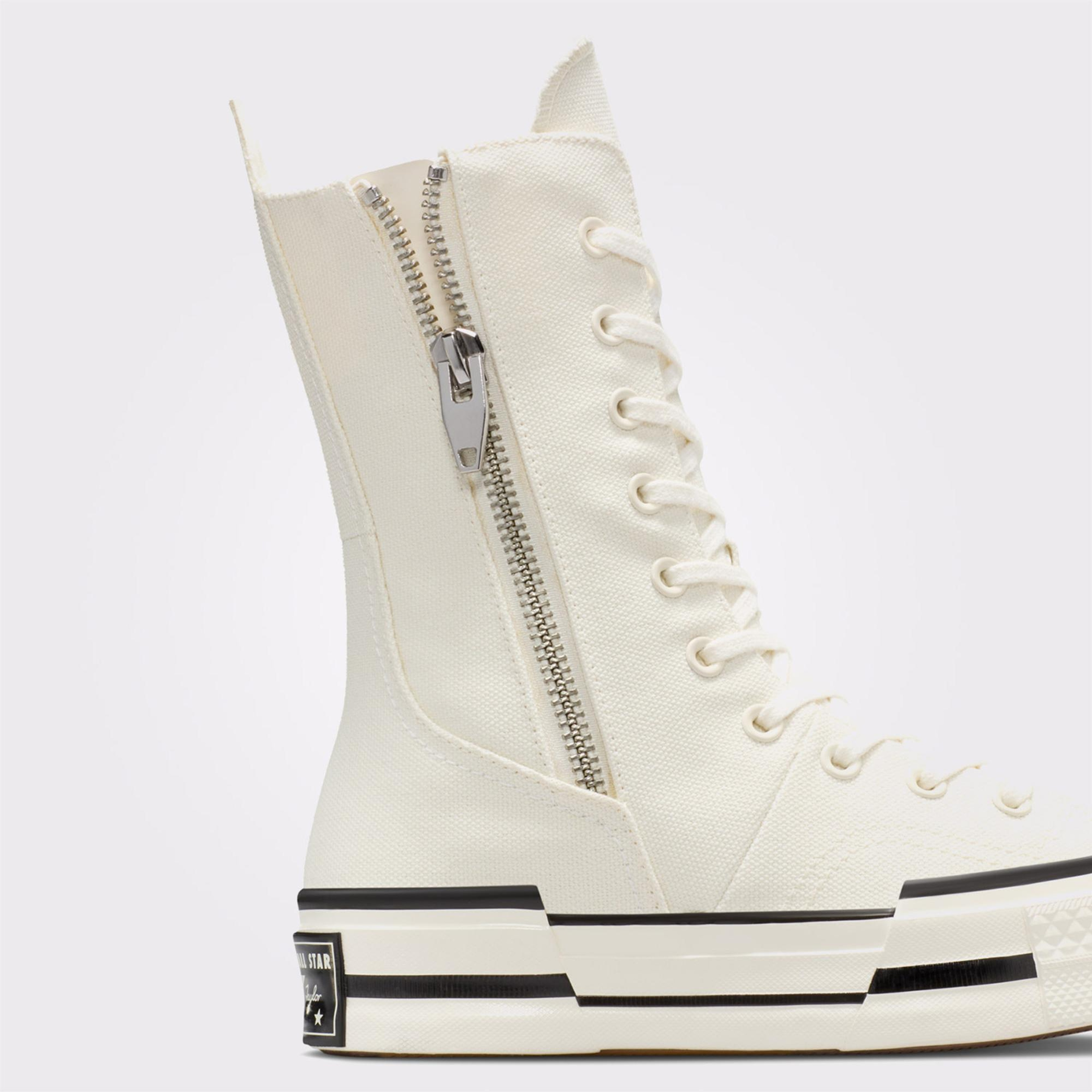 Converse Chuck 70 Plus Unisex Krem Platform Sneaker