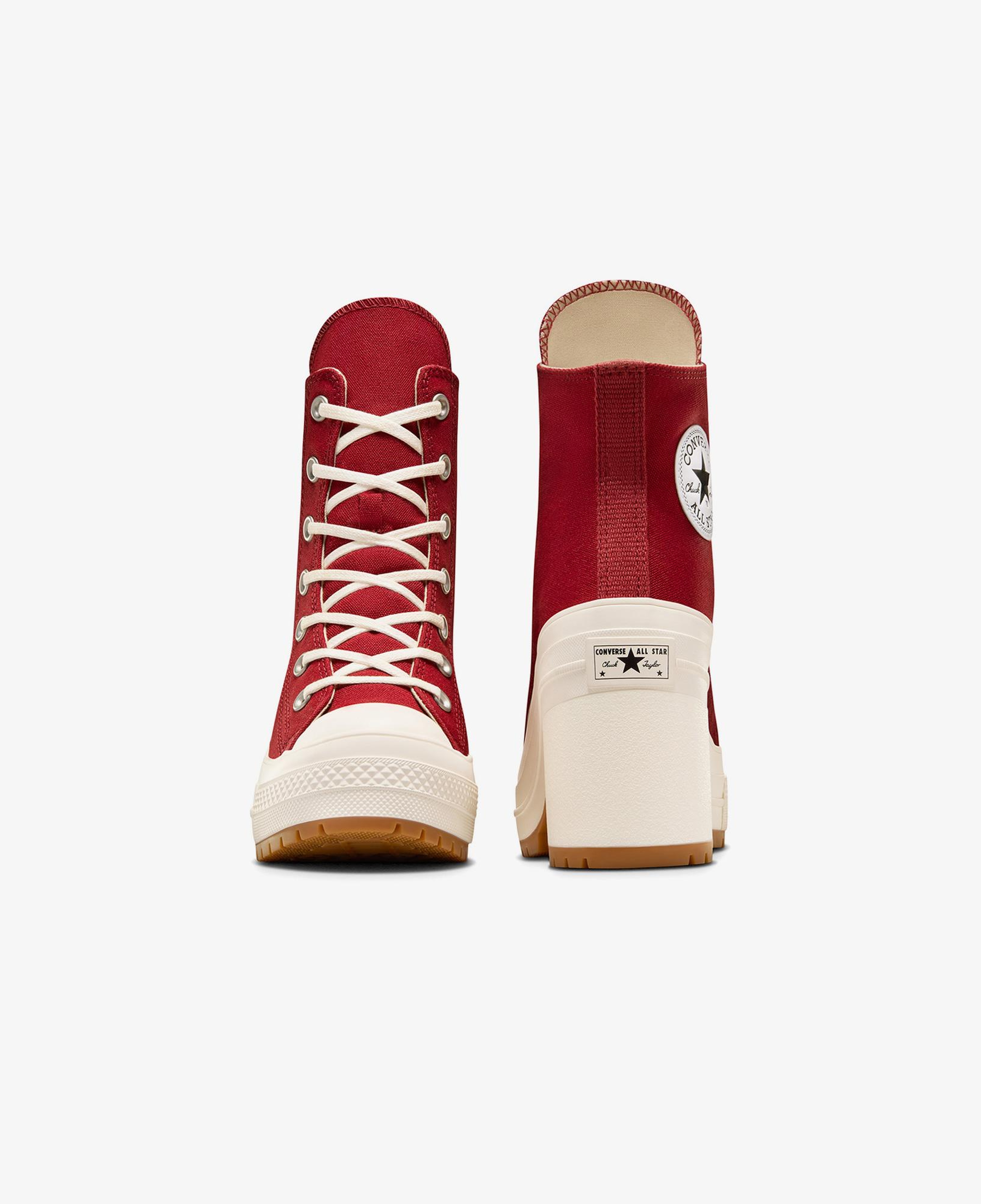Converse Chuck 70 De Luxe Heel Unisex Kırmızı Platform Sneaker