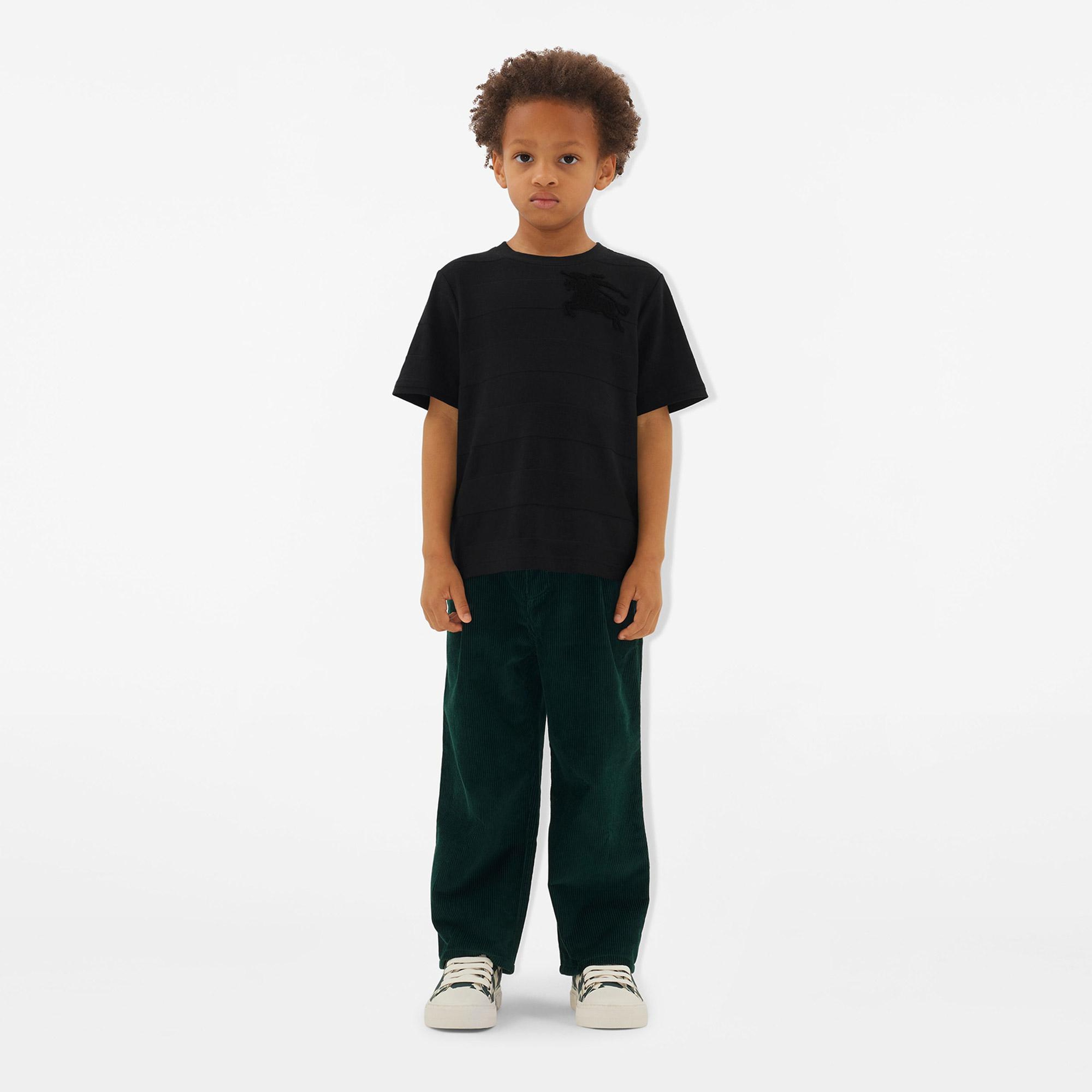 Burberry Çocuk Siyah T-Shirt