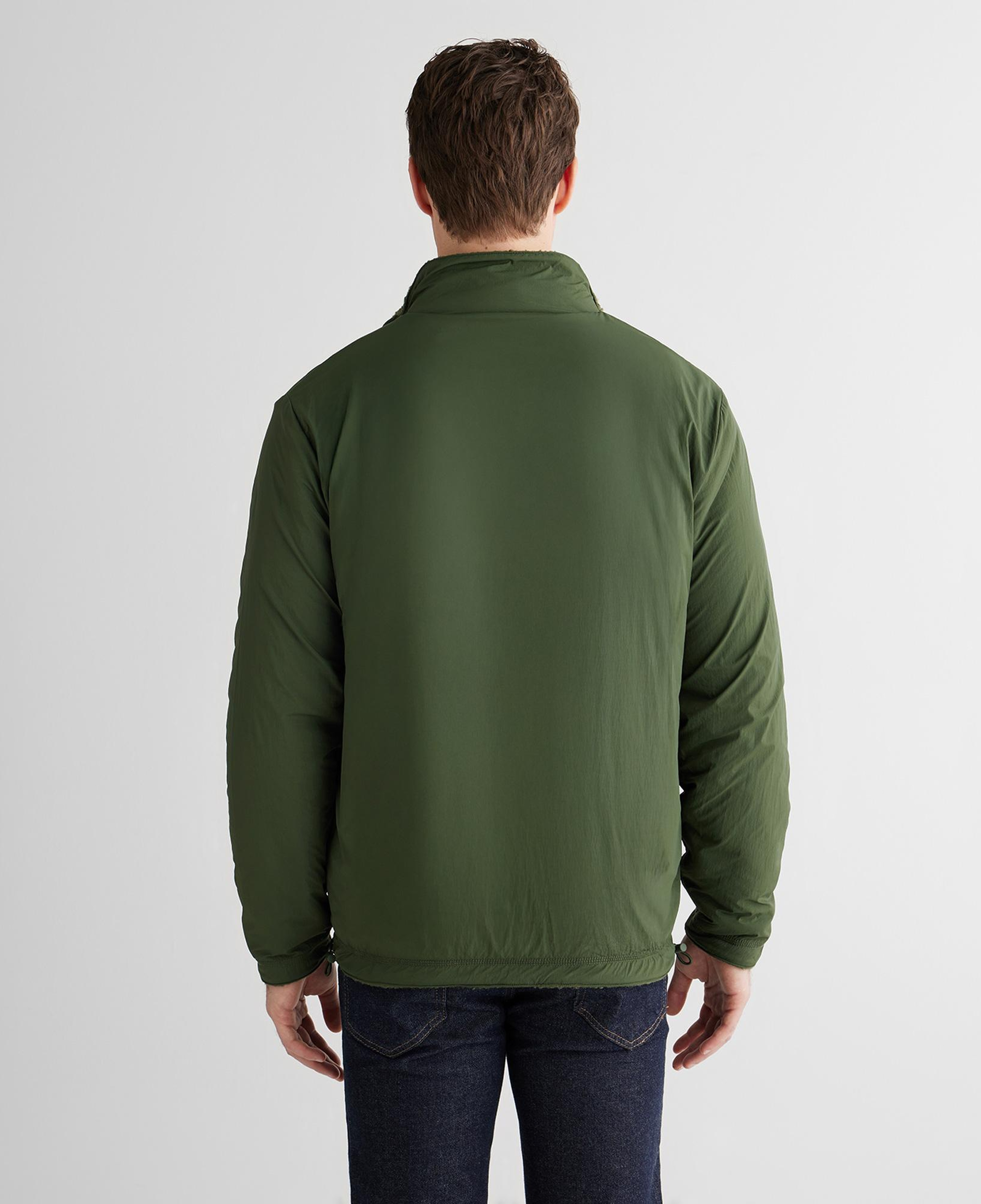 GANT Erkek Haki Fermuarlı Çift Taraflı Polar Sweatshirt