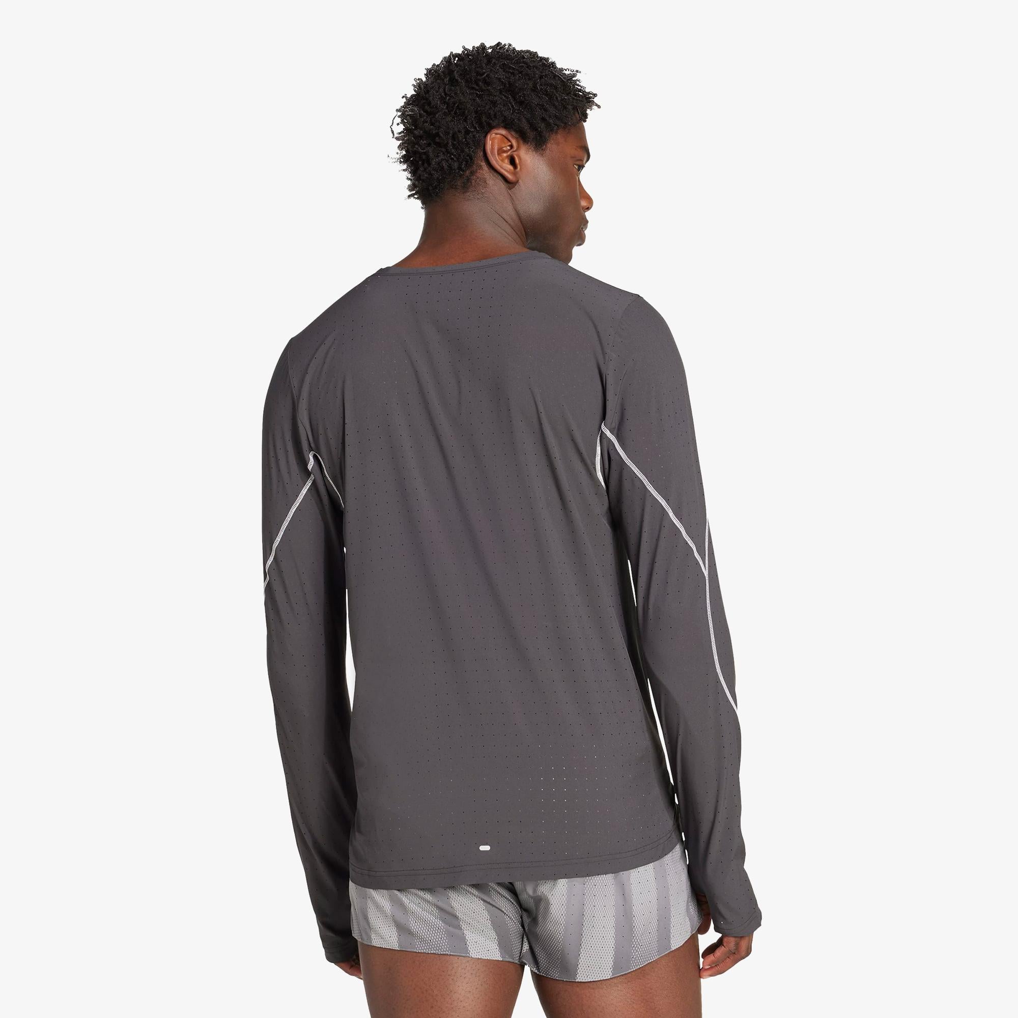 adidas Adizero Btn Running Erkek Siyah Koşu Sweatshirt