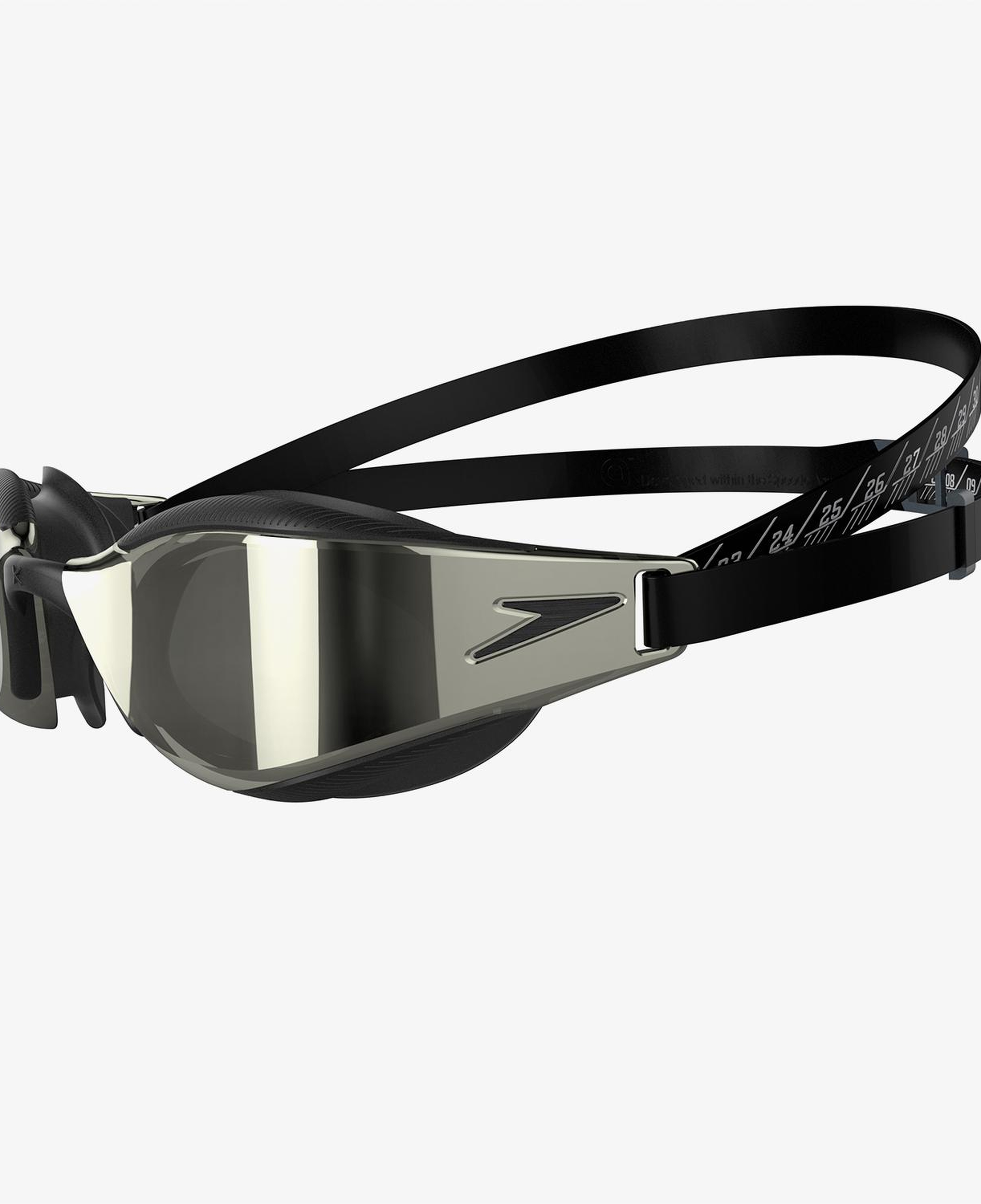 Speedo Fastskin Hyper Elite Mirror Unisex Gri Yüzücü Gözlüğü