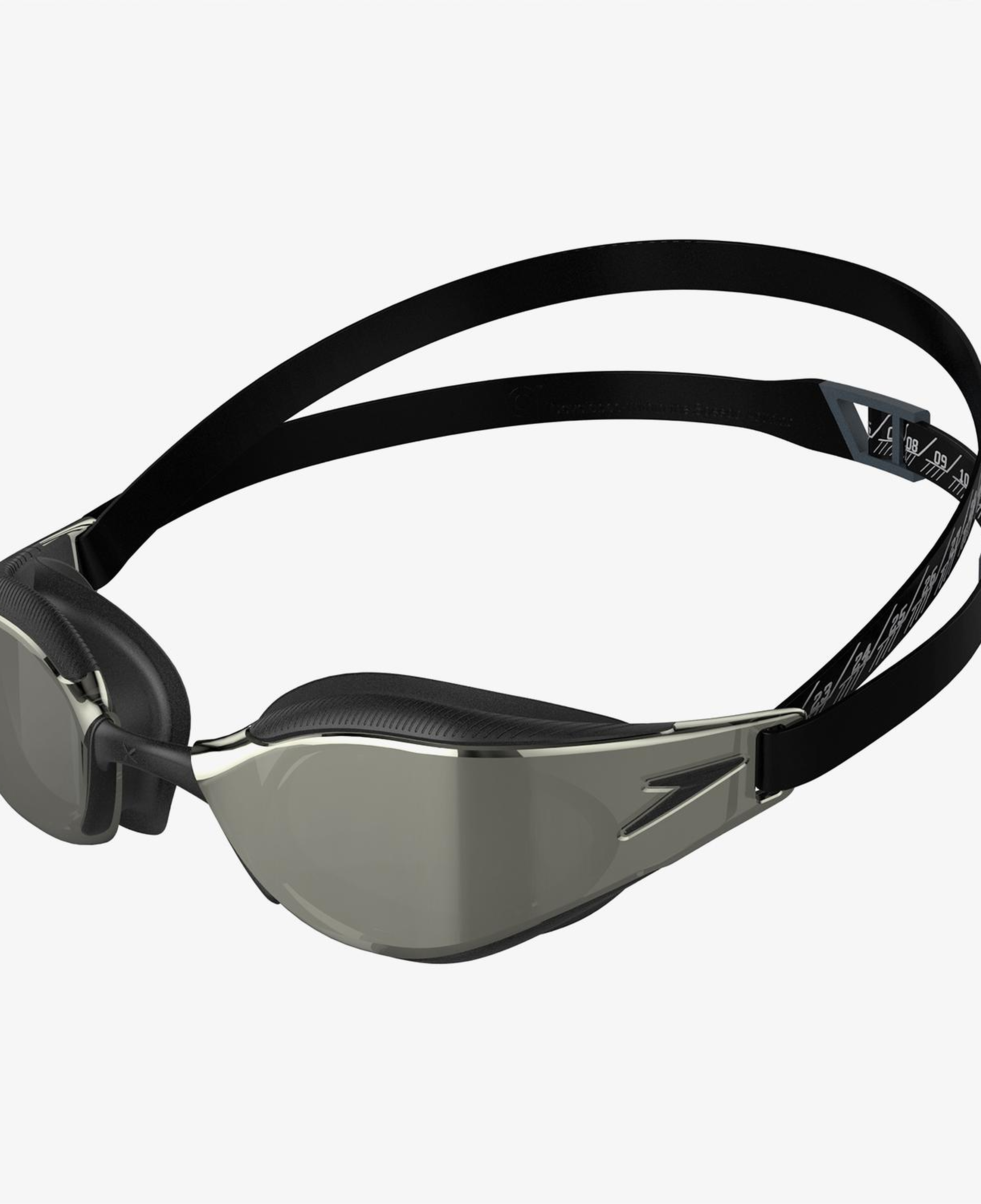 Speedo Fastskin Hyper Elite Mirror Unisex Gri Yüzücü Gözlüğü