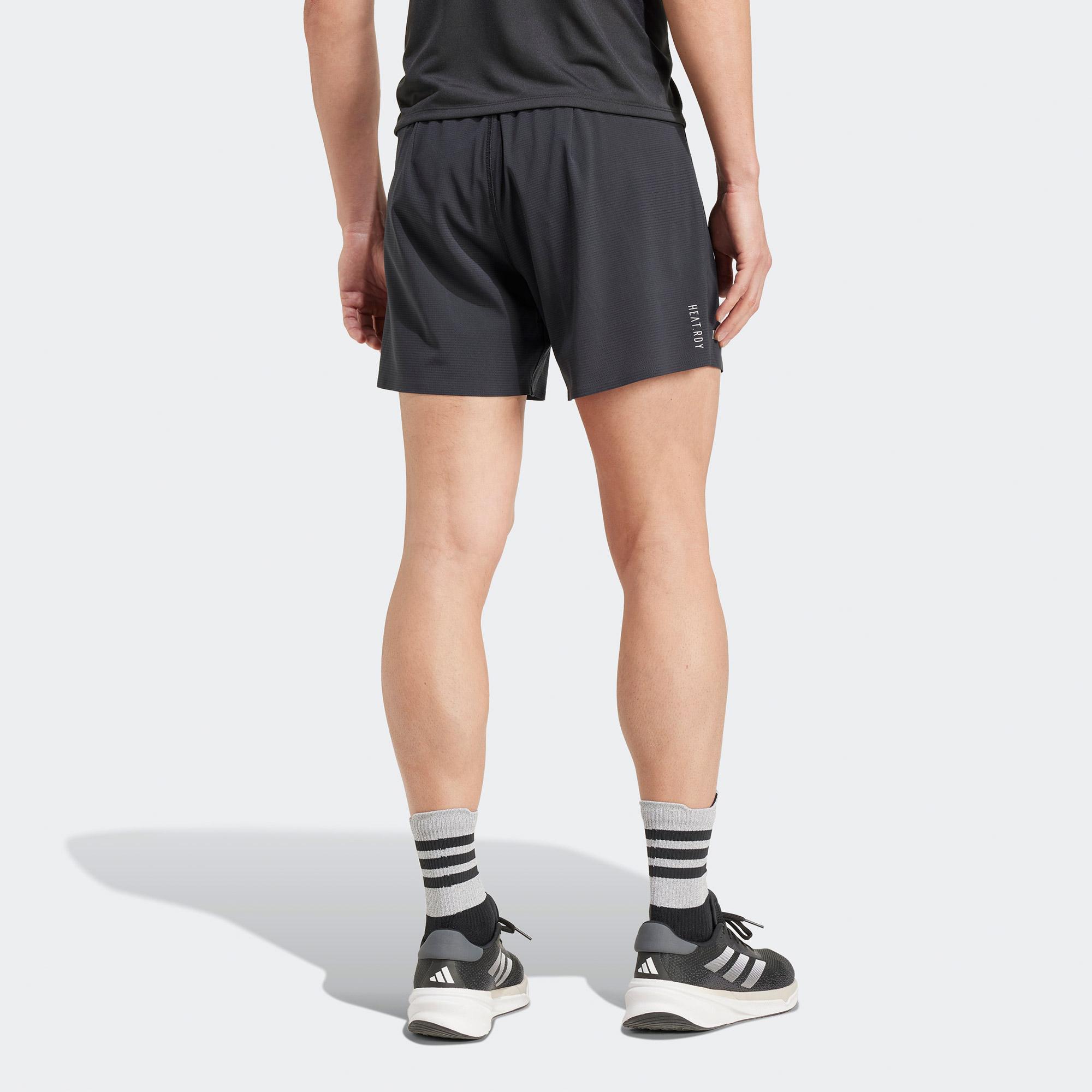 adidas Ultimate HEAT.RDY Erkek Siyah Koşu Şortu
