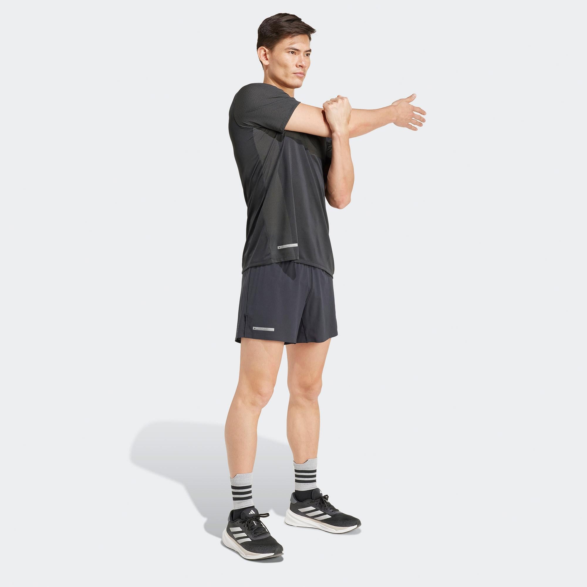 adidas Ultimate HEAT.RDY Erkek Siyah Koşu Şortu