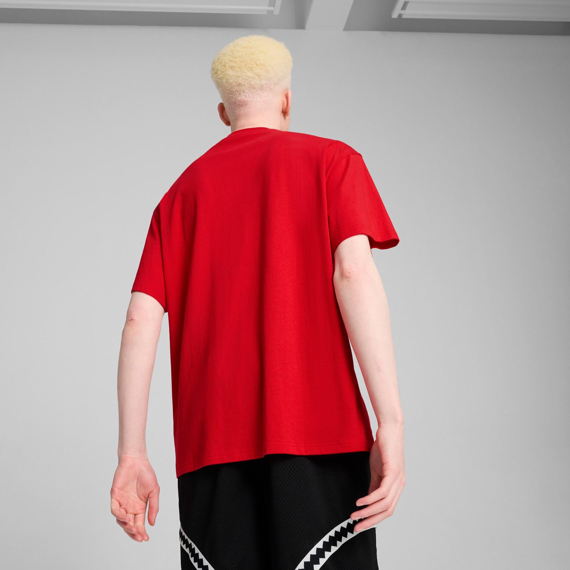 Puma Crowd Craze Erkek Kırmızı Günlük T-Shirt