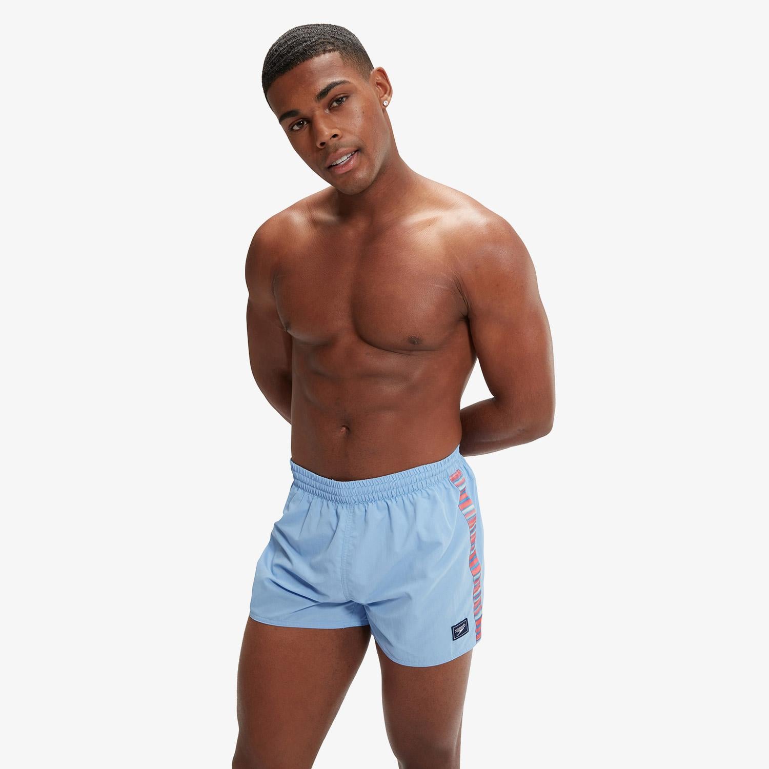 Speedo Retro 13 Erkek Mavi Deniz Şortu