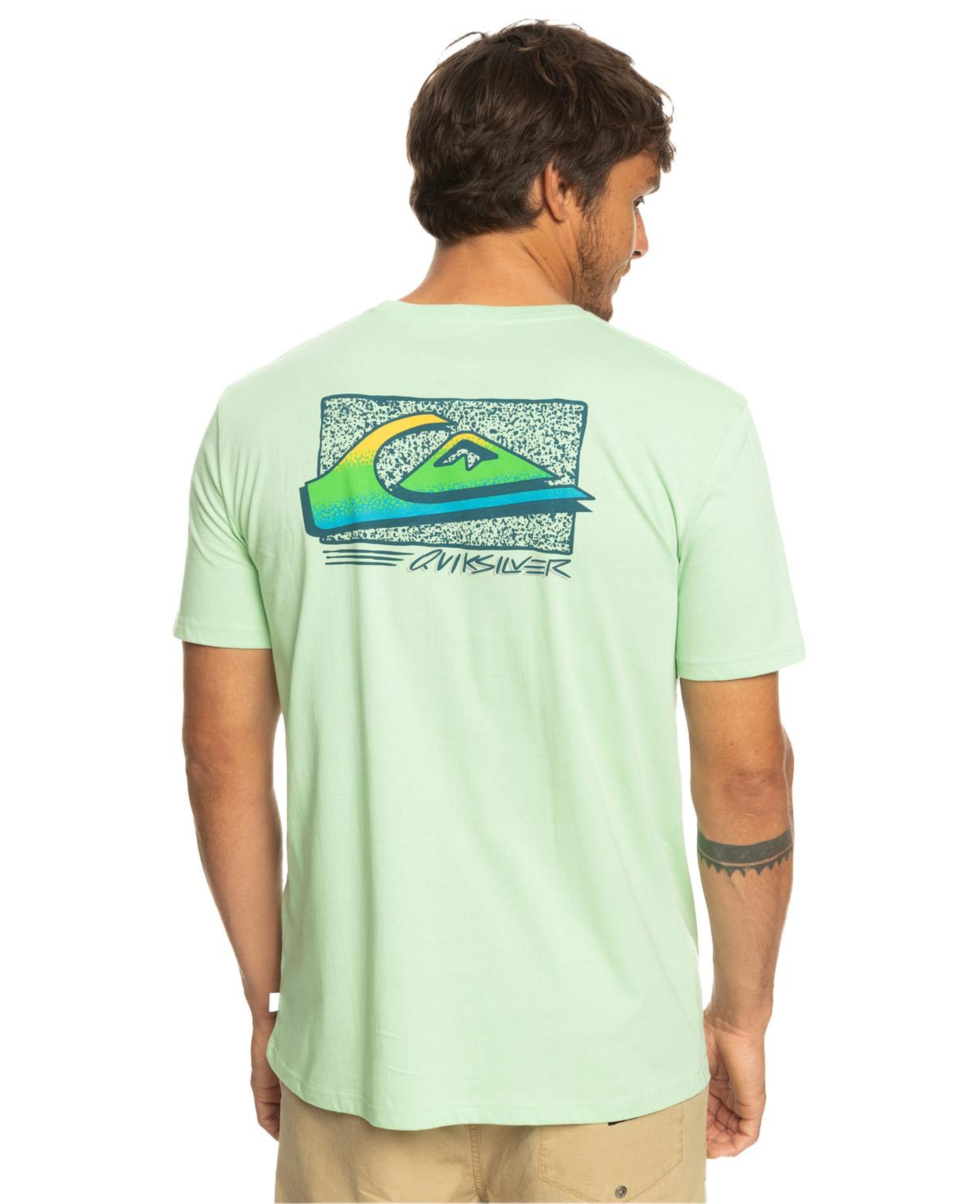Quiksilver Retrofade Erkek Yeşil Tişört