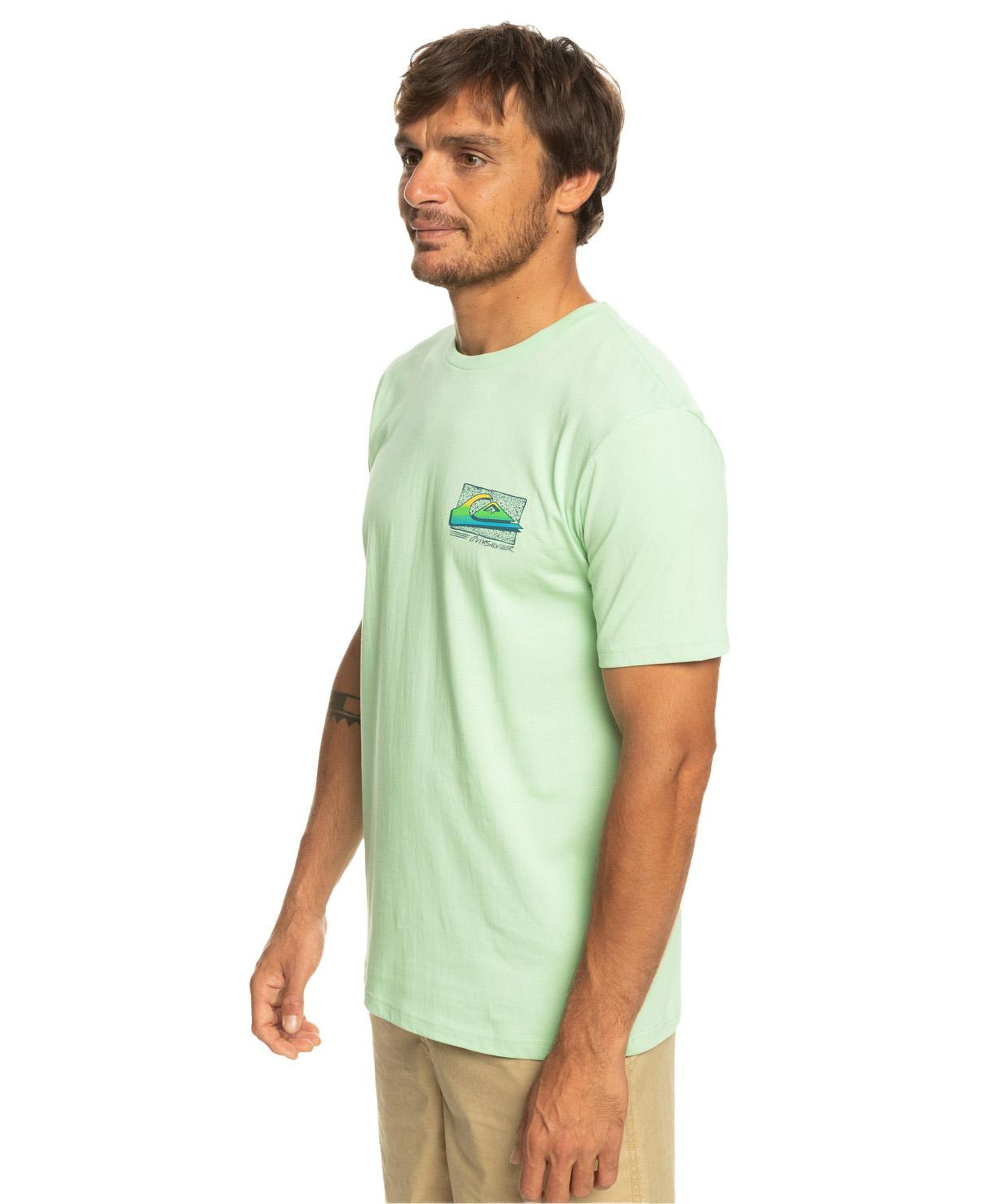 Quiksilver Retrofade Erkek Yeşil Tişört