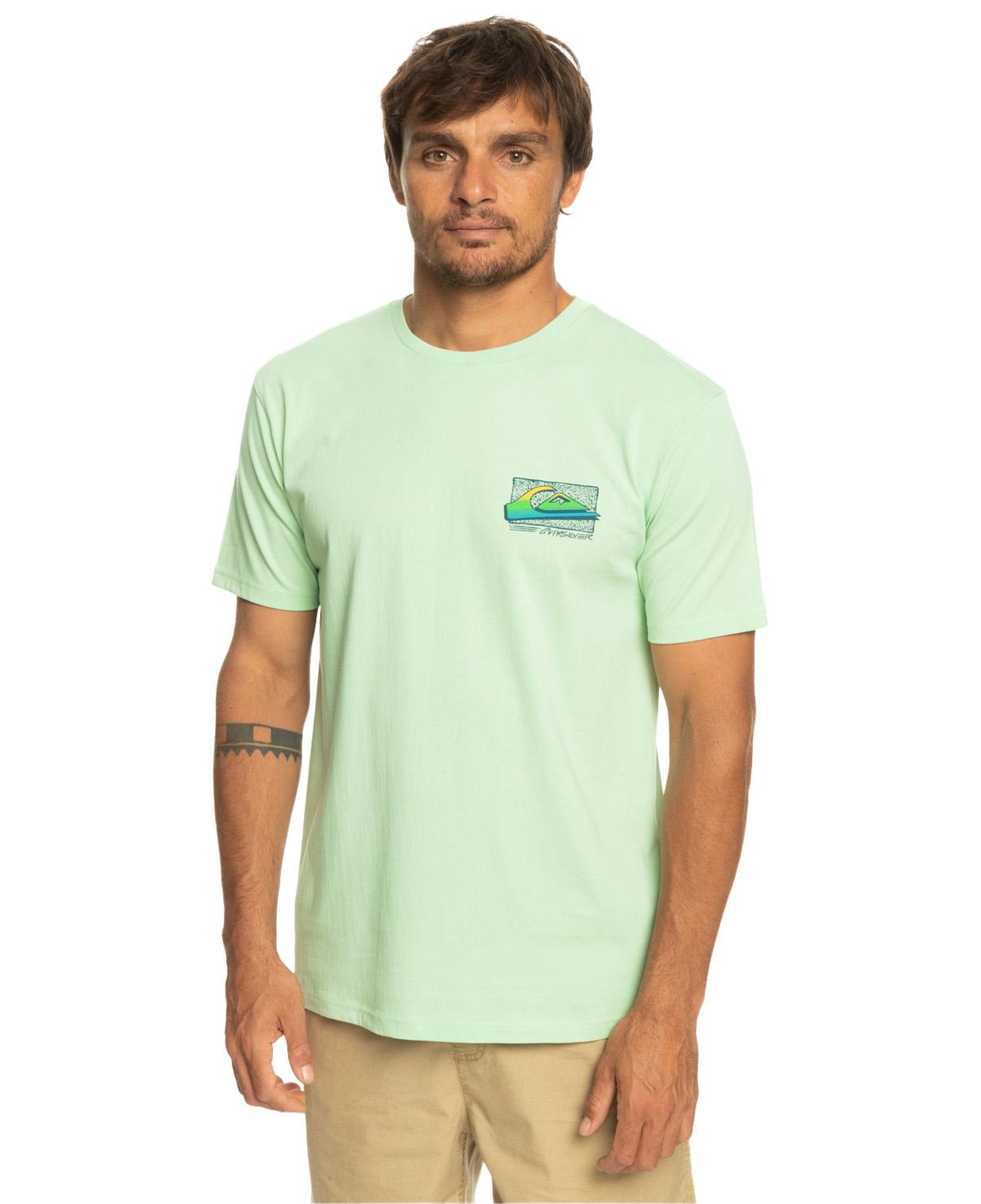 Quiksilver Retrofade Erkek Yeşil Tişört