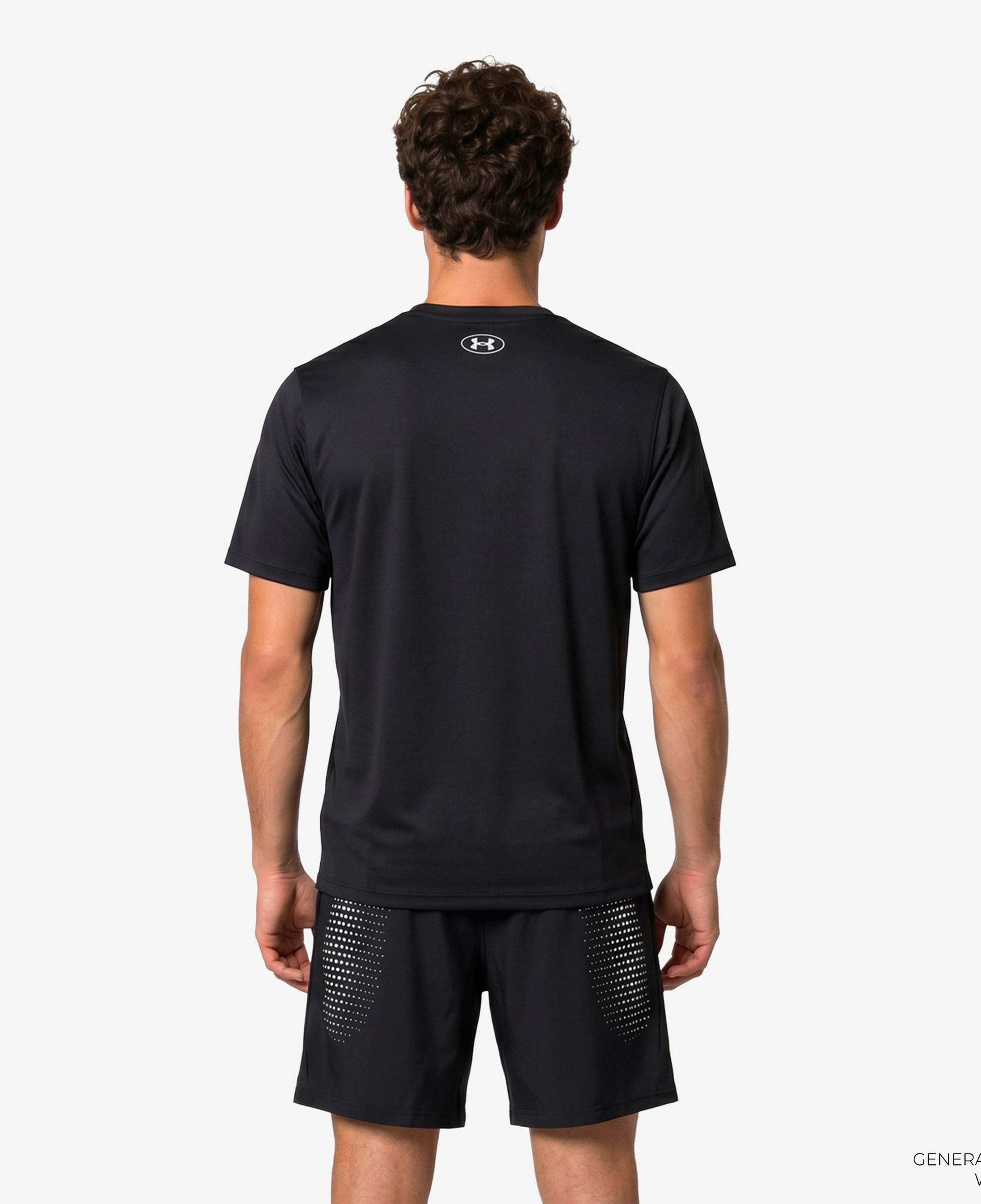 Under Armour Tech Play S Erkek Siyah Antrenman T-Shirt