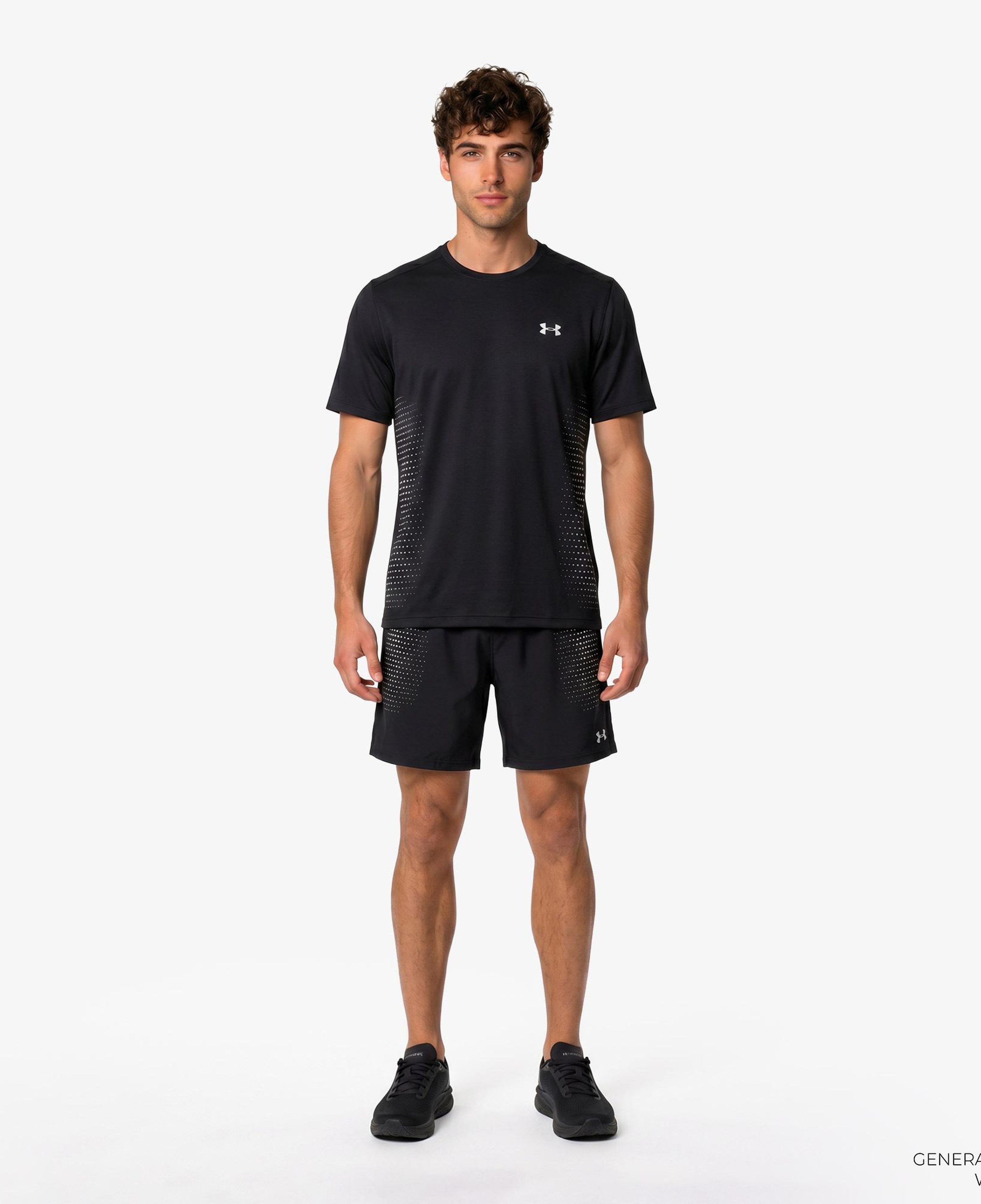 Under Armour Tech Play S Erkek Siyah Antrenman T-Shirt