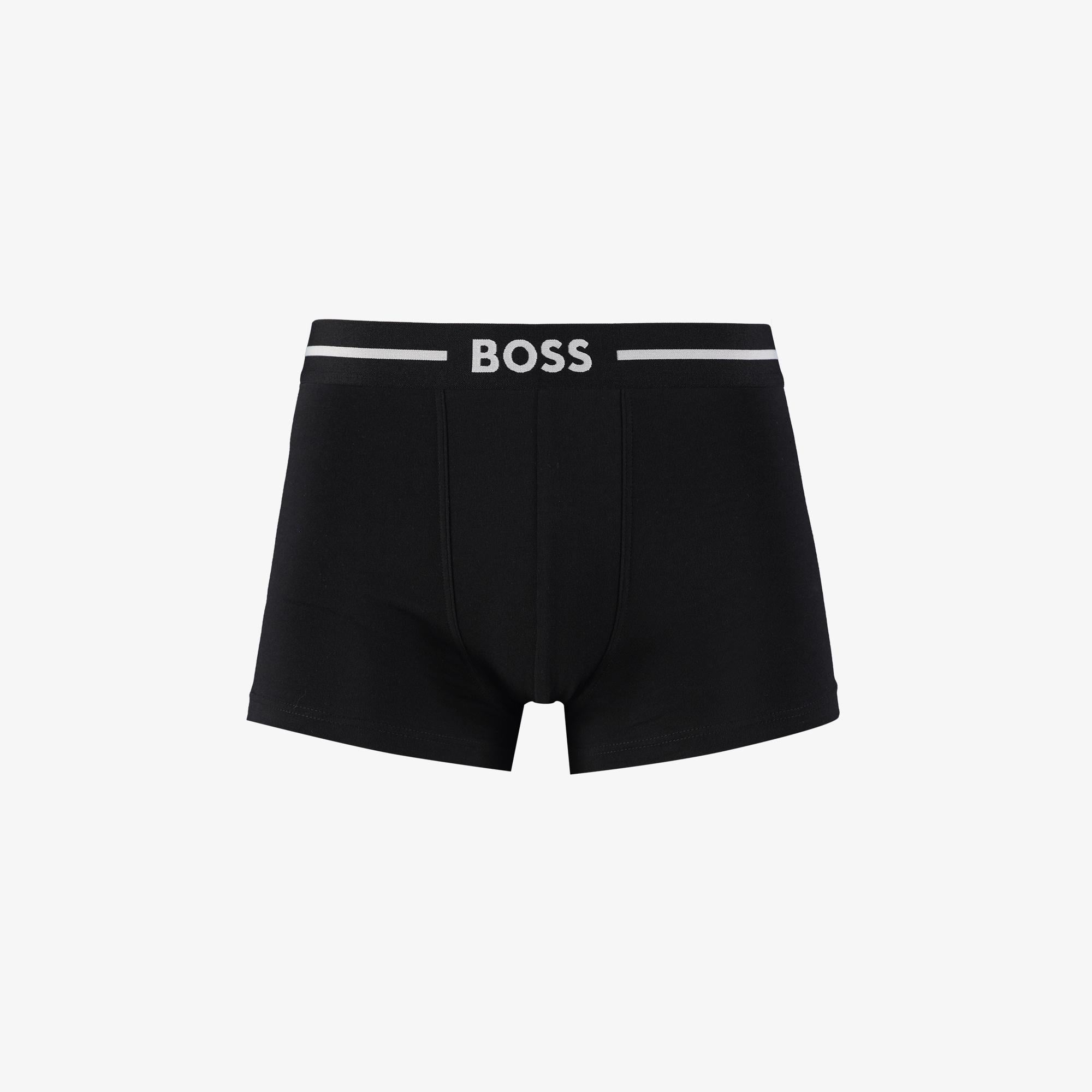 Boss 3'lü Trunk Bold Design Erkek Siyah Boxer