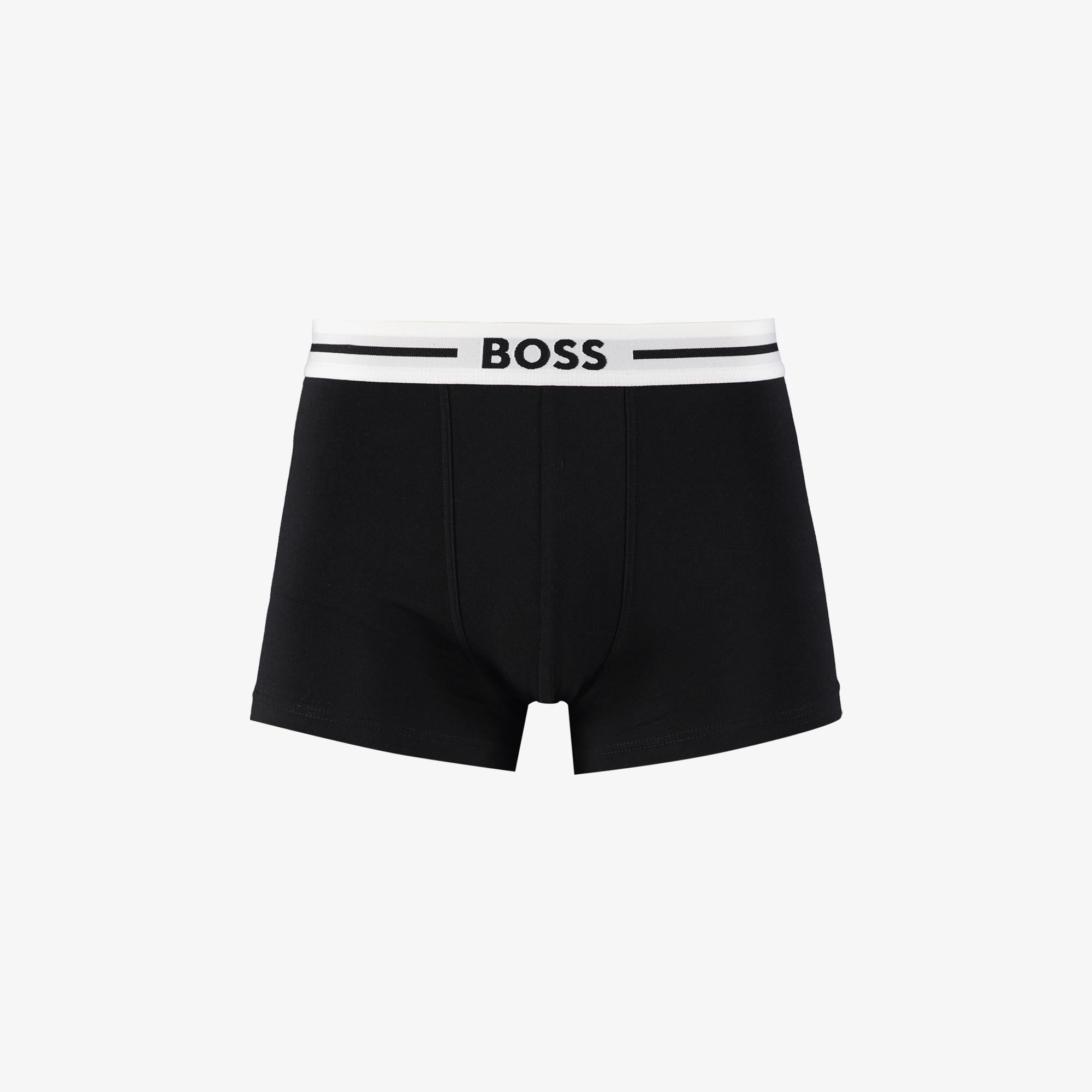 Boss 3'lü Trunk Bold Design Erkek Siyah Boxer