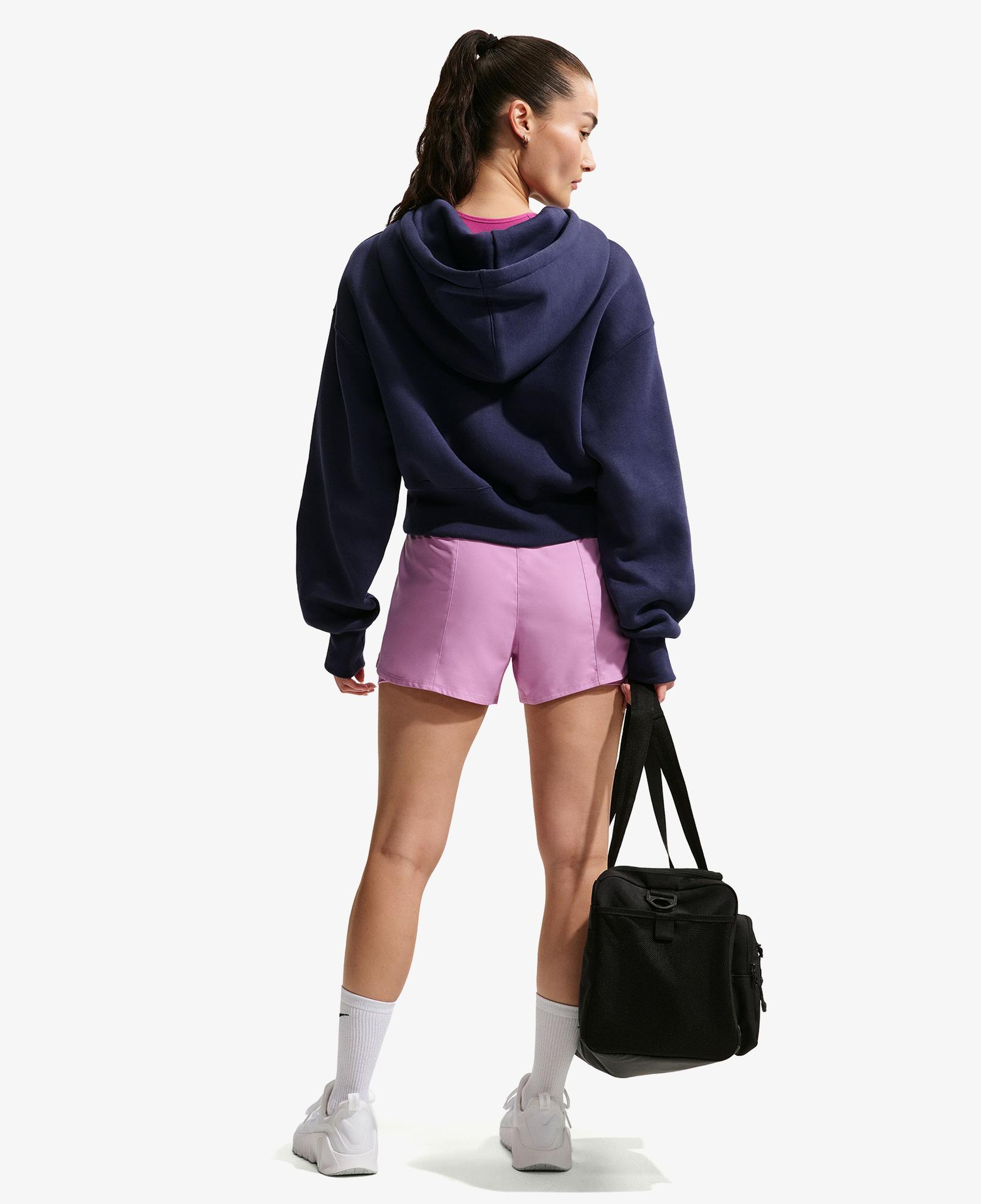 Nike Dri-Fit One Yüksek Belli 8 cm Kadın Pembe Şort