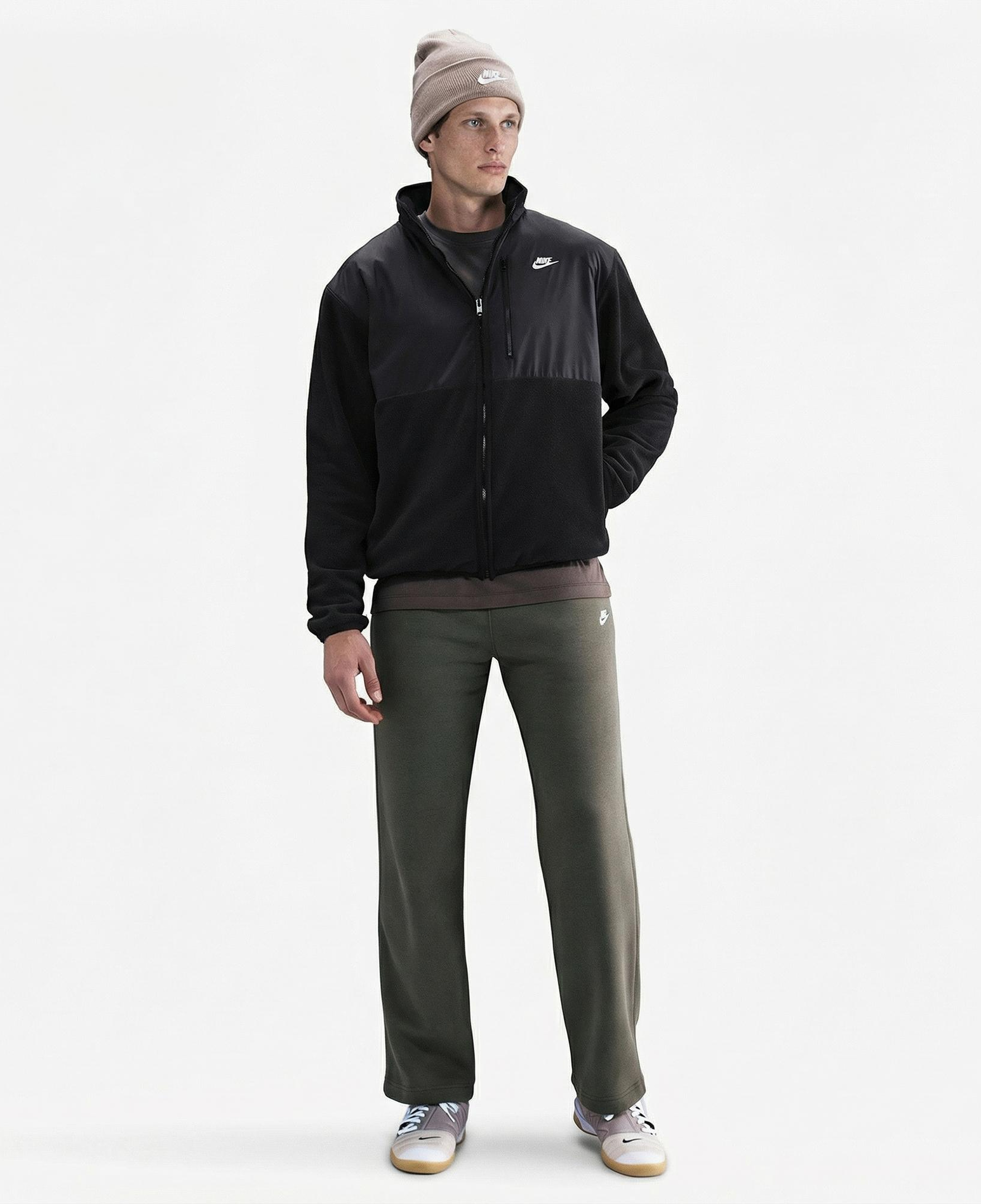Nike Sportswear Club Winterized Erkek Siyah Ceket
