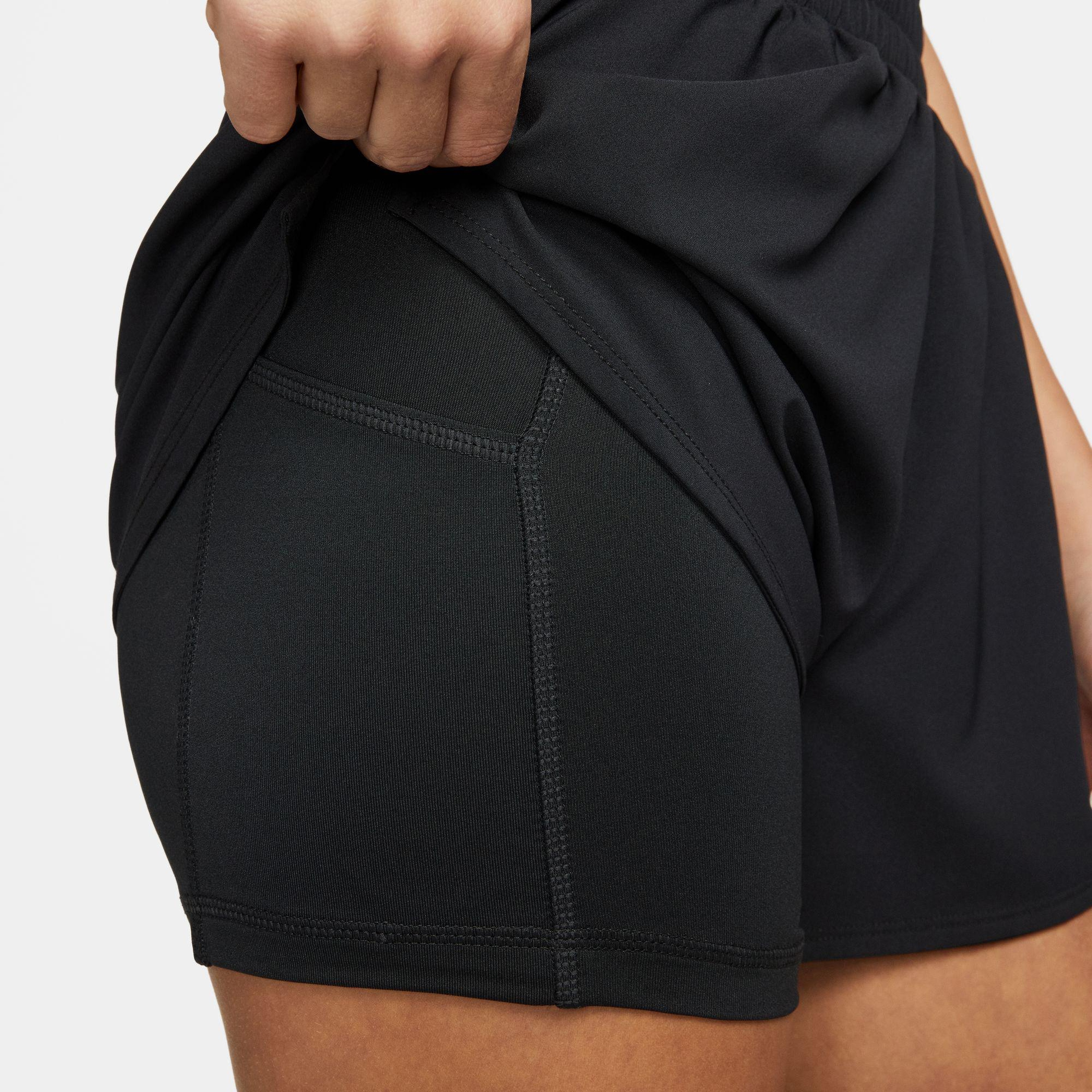 Nike One Dri-Fit High Rise 8 cm 2N1 Kadın Siyah Şort