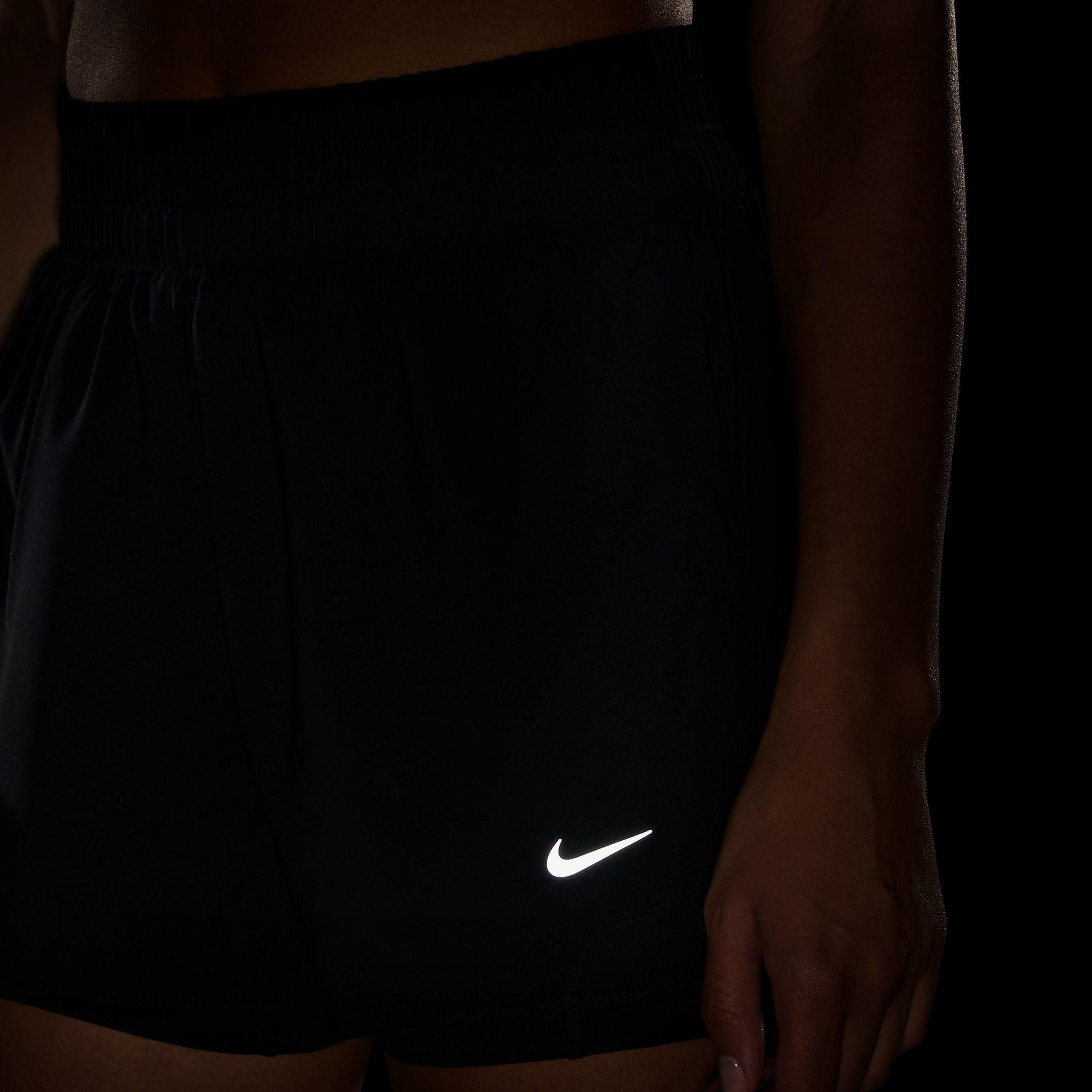 Nike One Dri-Fit High Rise 8 cm 2N1 Kadın Siyah Şort