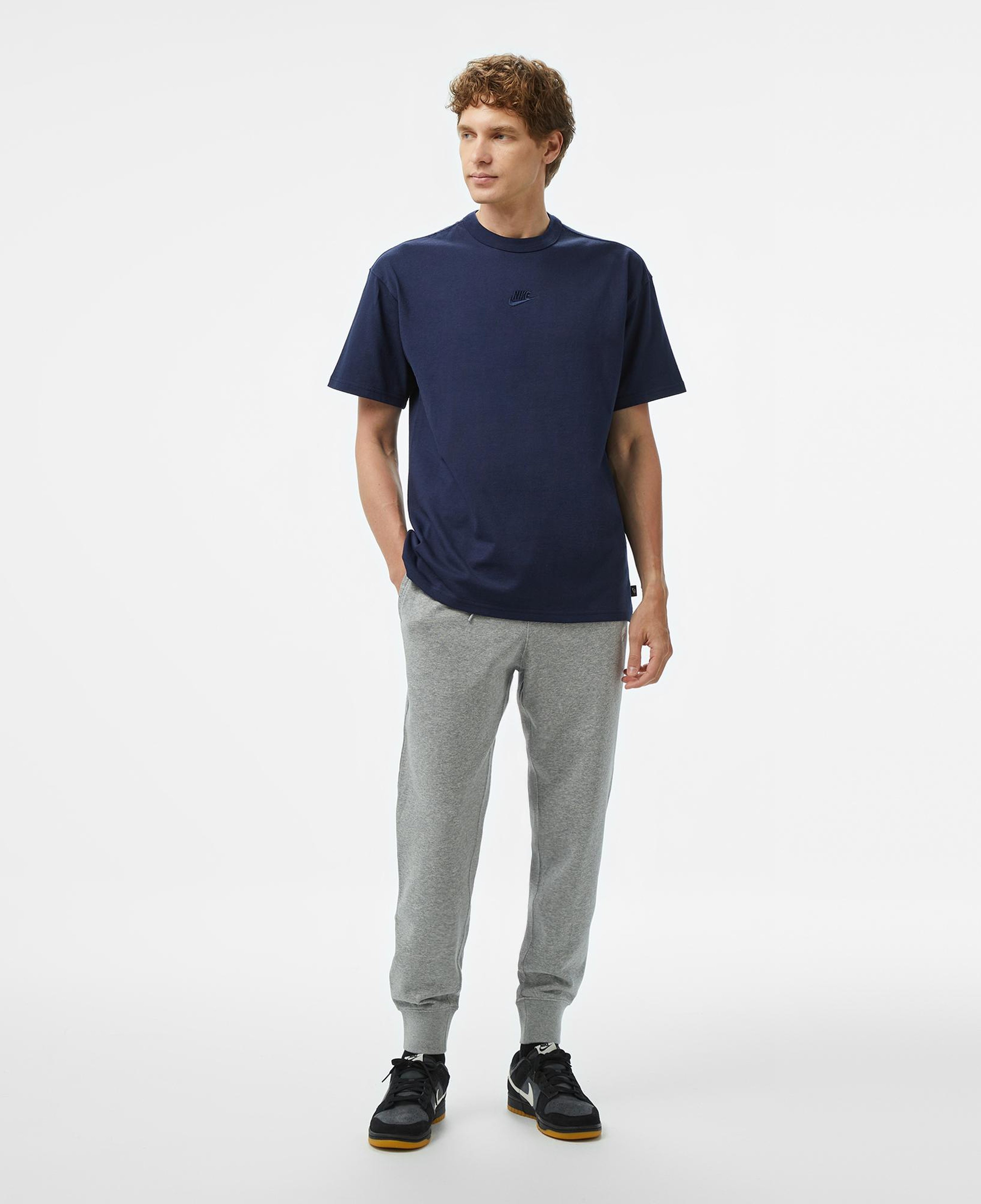 Nike Club Fit Erkek Gri Eşofman Altı