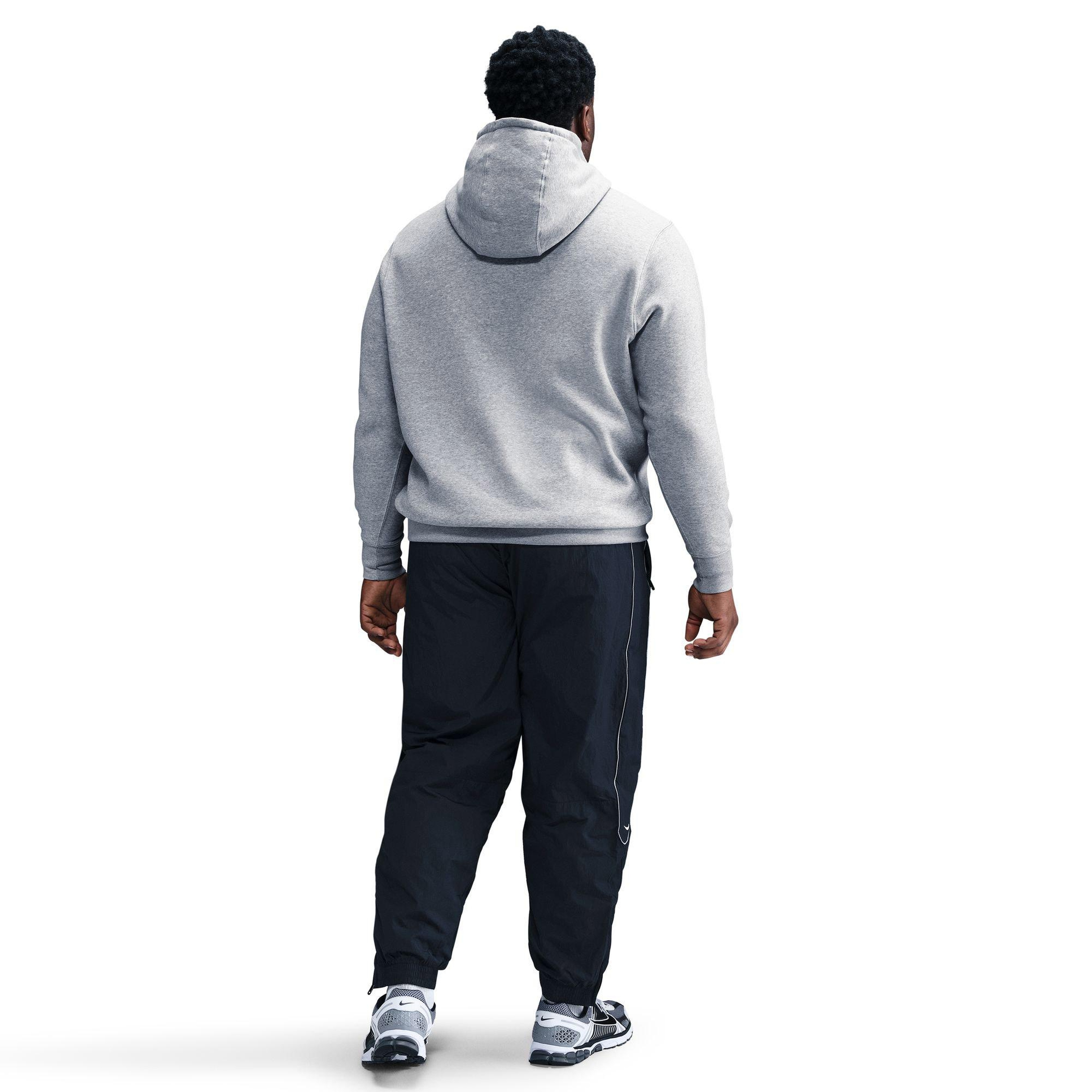 Nike Club Pullover Fleece Erkek Gri Hoodie