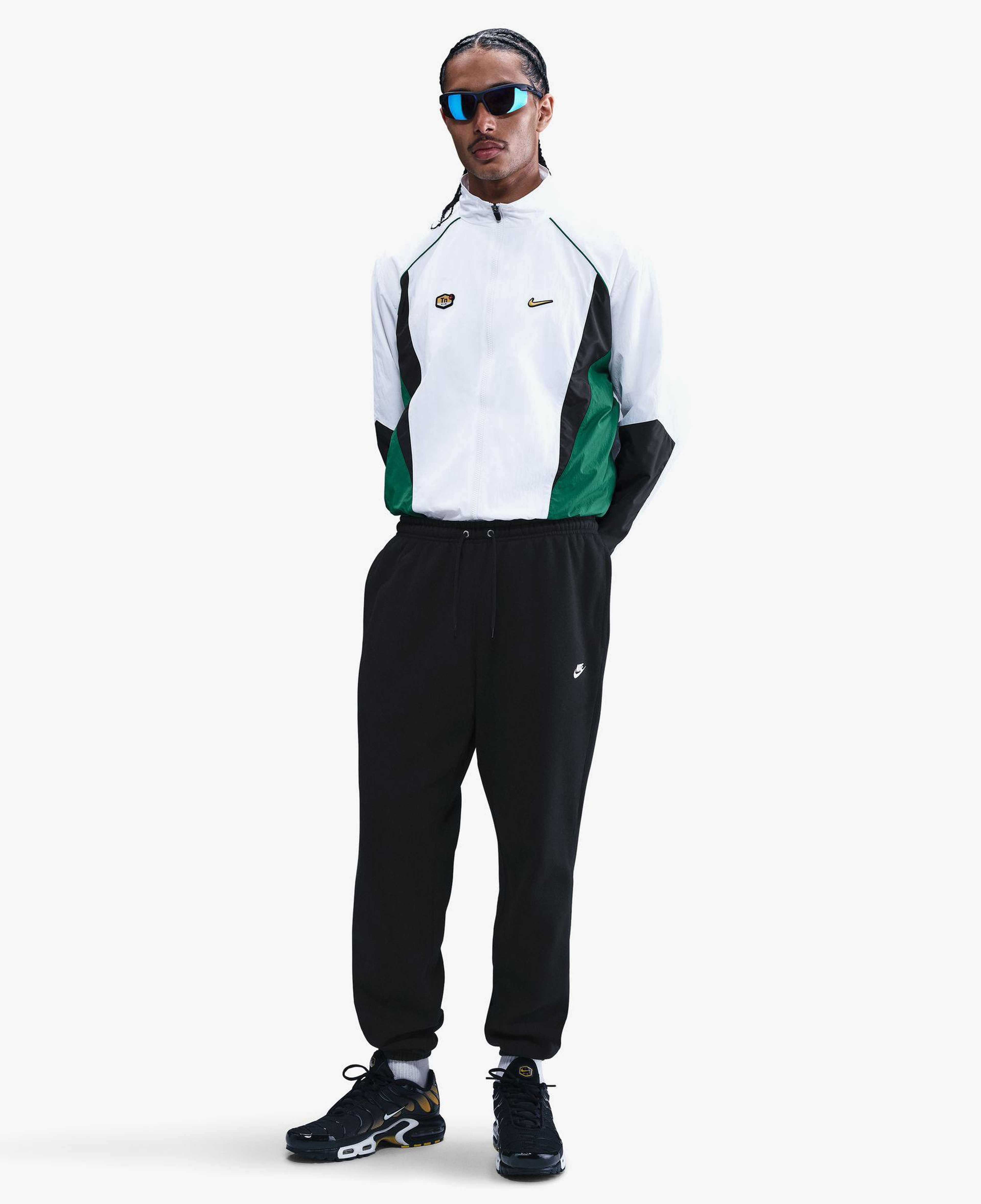 Nike Club Cuffed Brushed Erkek Siyah Eşofman Altı