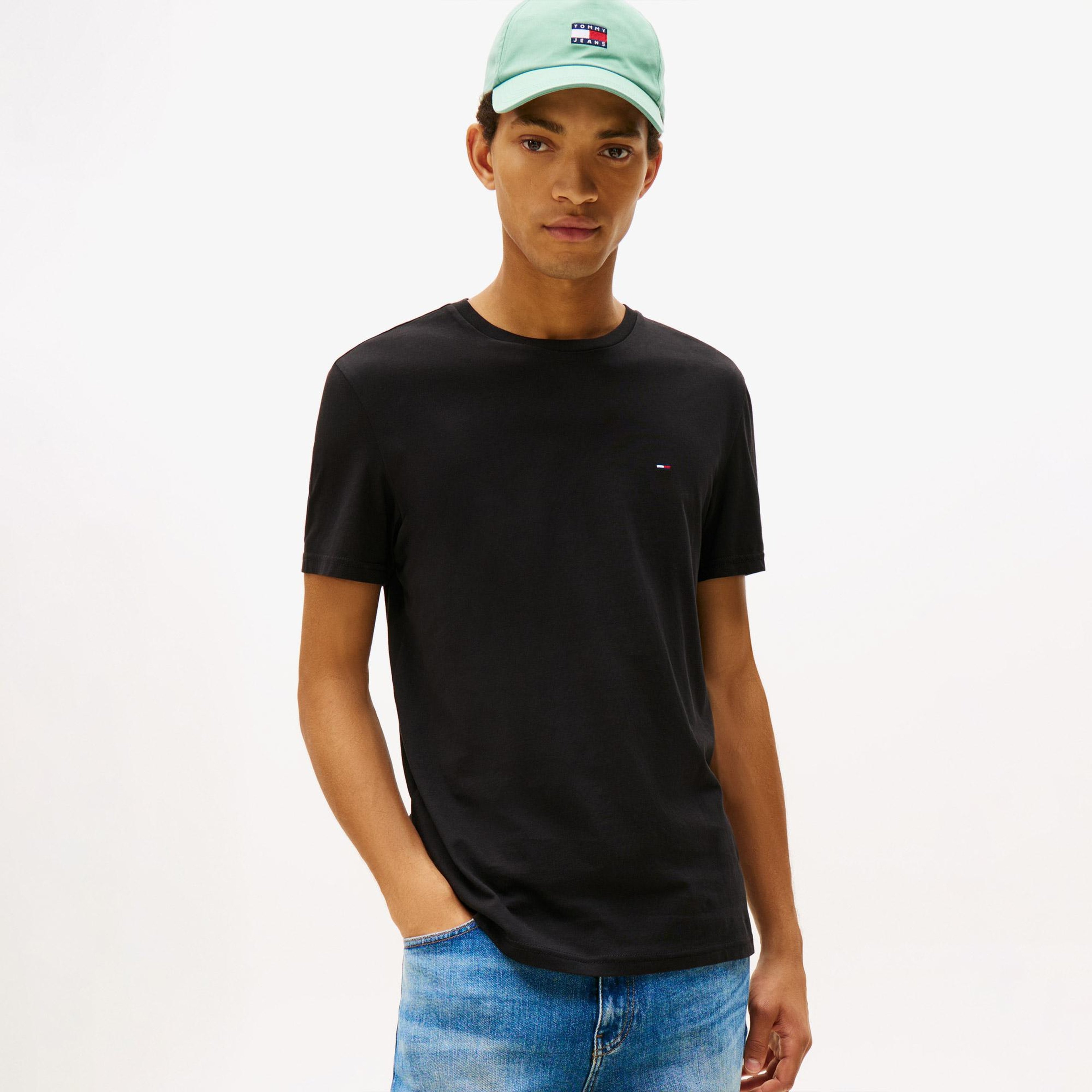 Tommy Hilfiger Classic Flag Erkek Renkli T-Shirt
