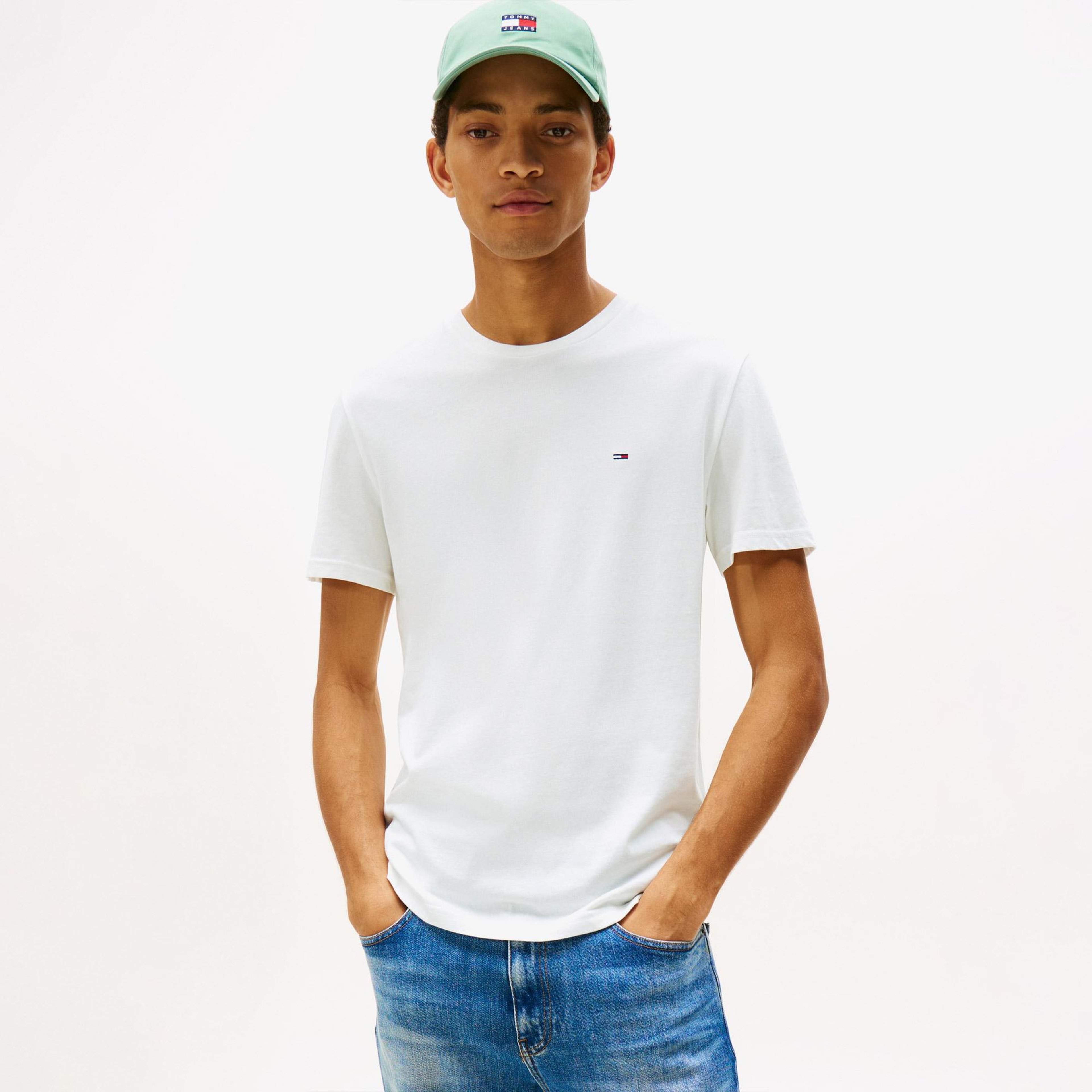 Tommy Hilfiger Classic Flag Erkek Renkli T-Shirt