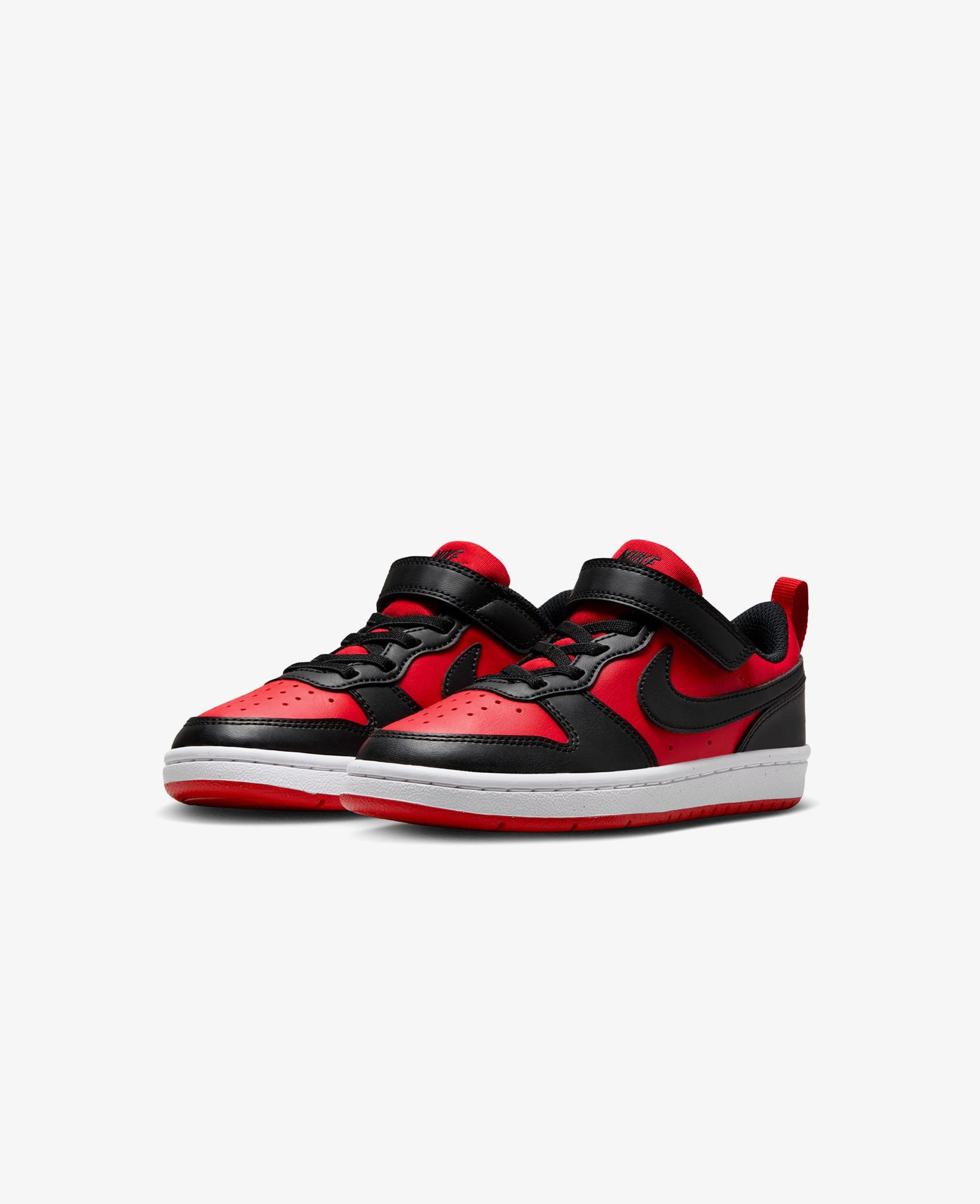 Nike Court Borough Low Recraft Çocuk Kırmızı Spor Ayakkabı