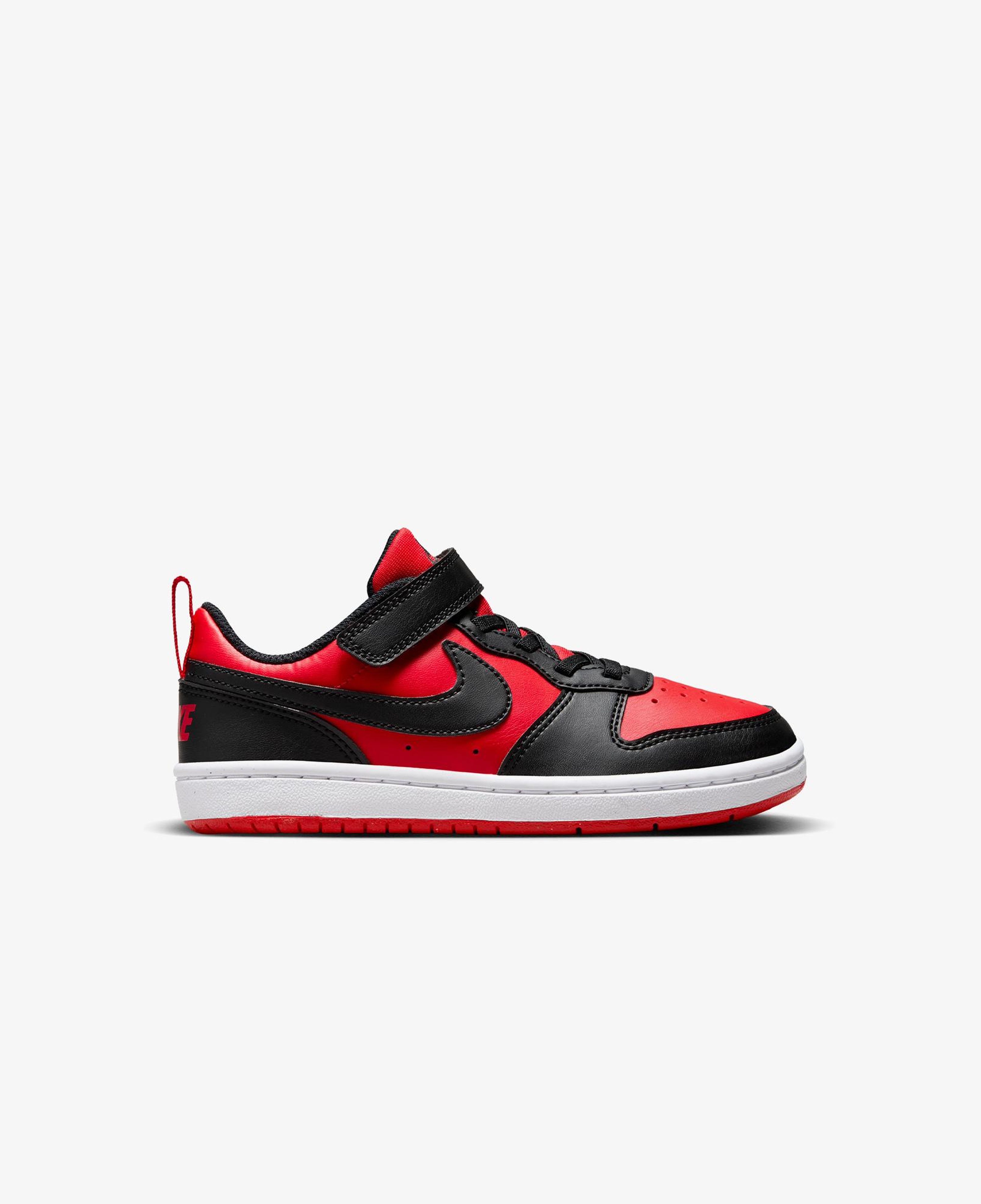 Nike Court Borough Low Recraft Çocuk Kırmızı Spor Ayakkabı