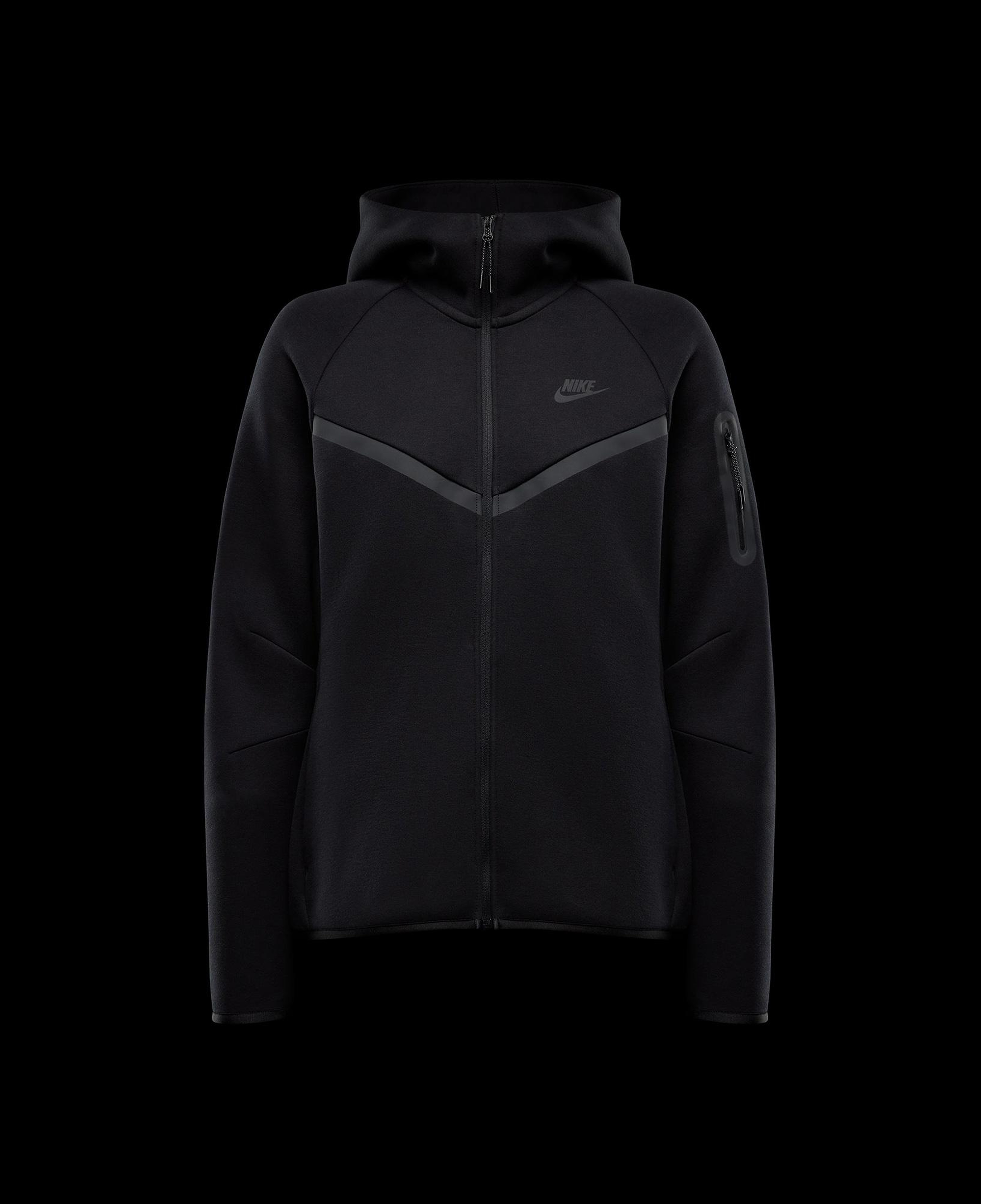 Nike Sportswear Tech Fleece Windrunner Kadın Siyah Eşofman Üstü