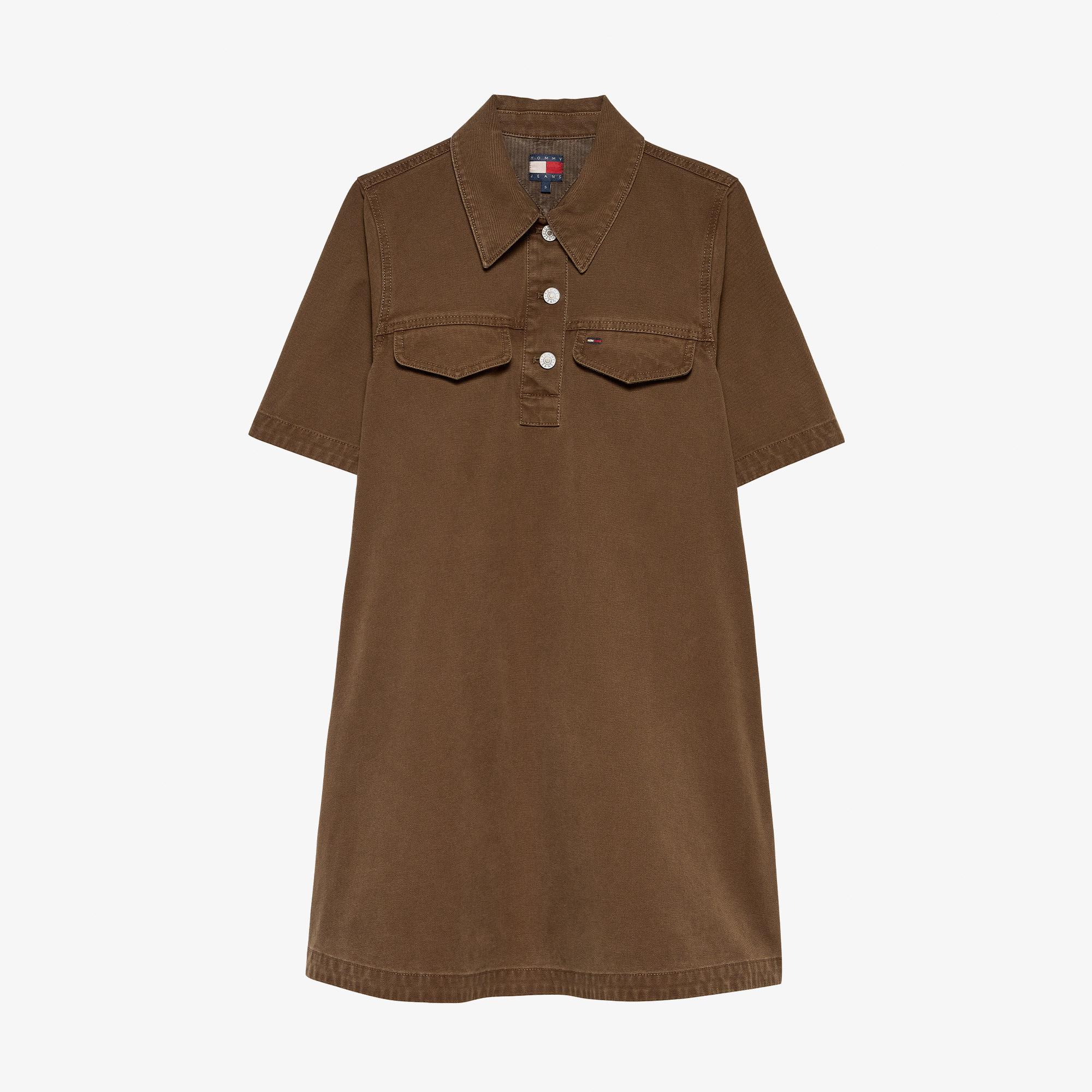 Tommy Hilfiger Kadın Kahverengi Elbise