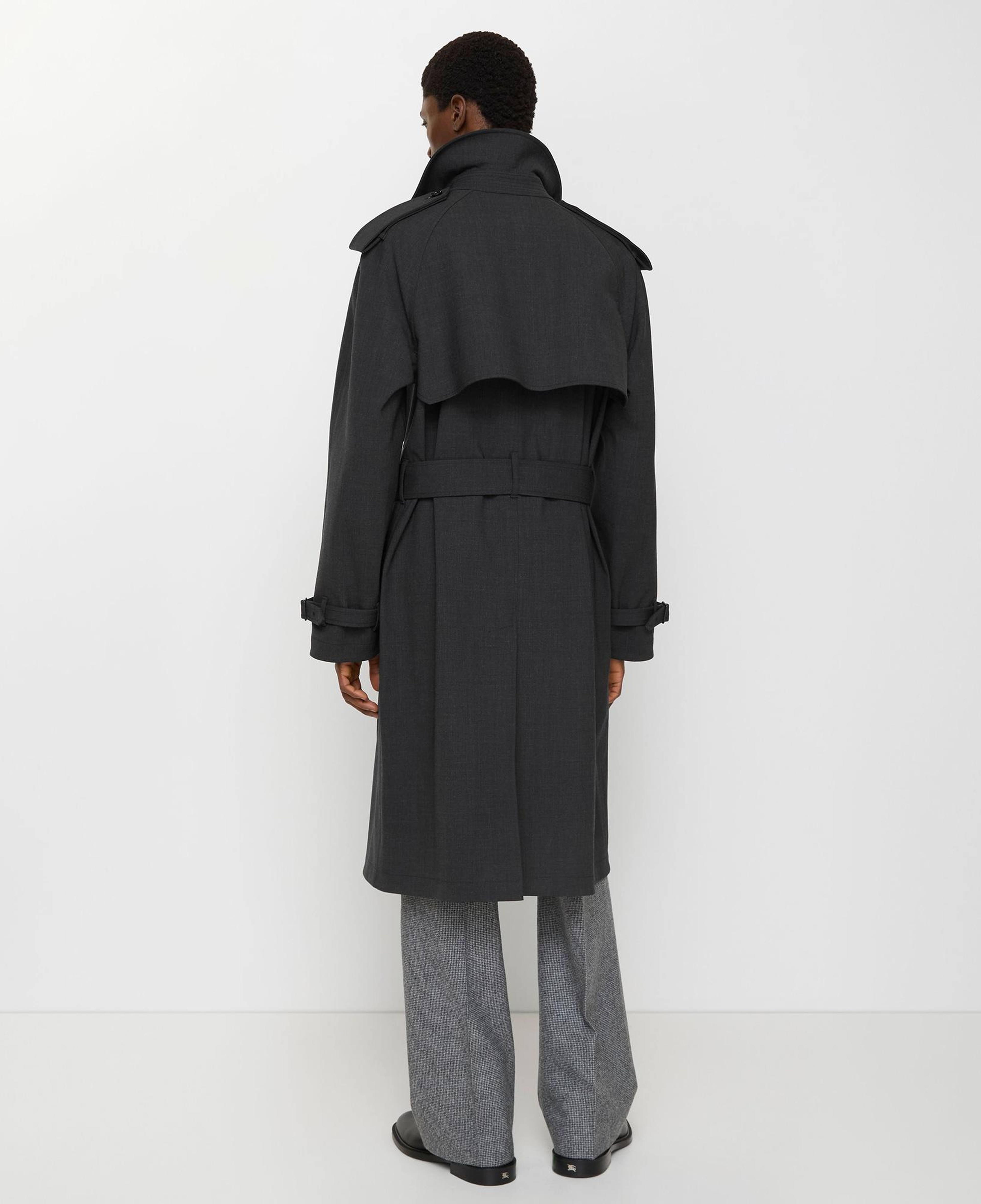 Burberry Erkek Gri Kaban