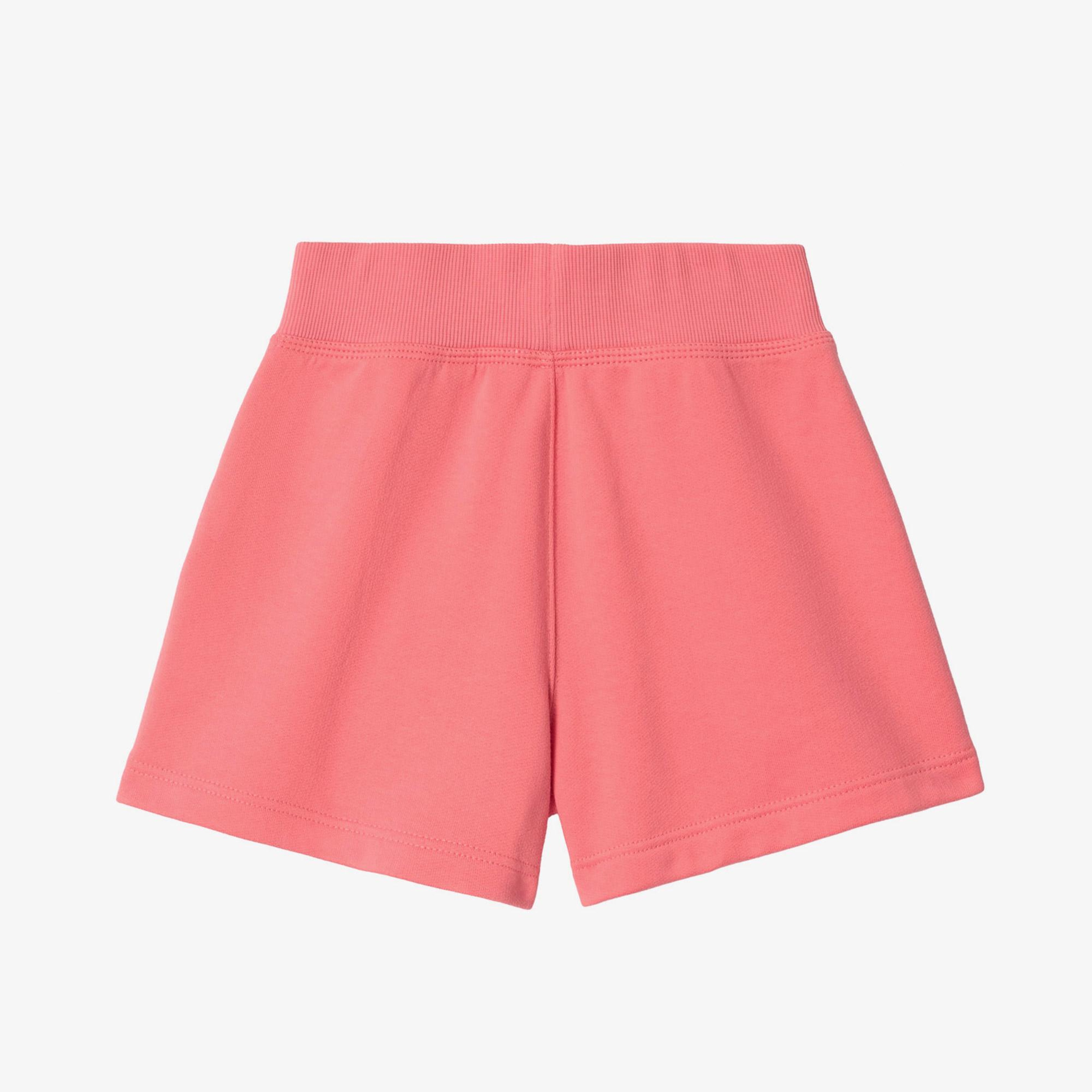 Burberry Check Trim Cotton Çocuk Pembe Şort