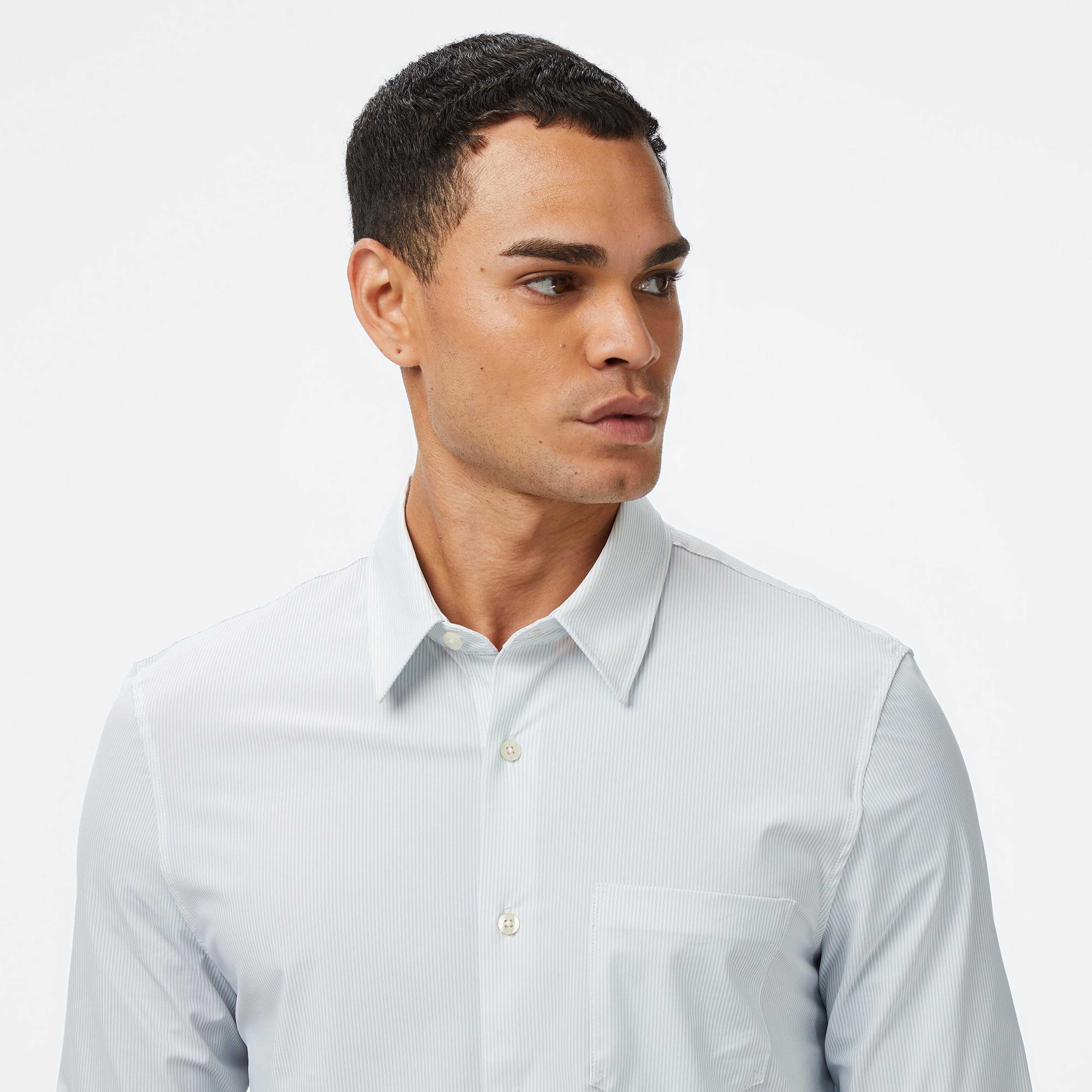 Guess Sunset Slim Fit Erkek Mavi Gömlek
