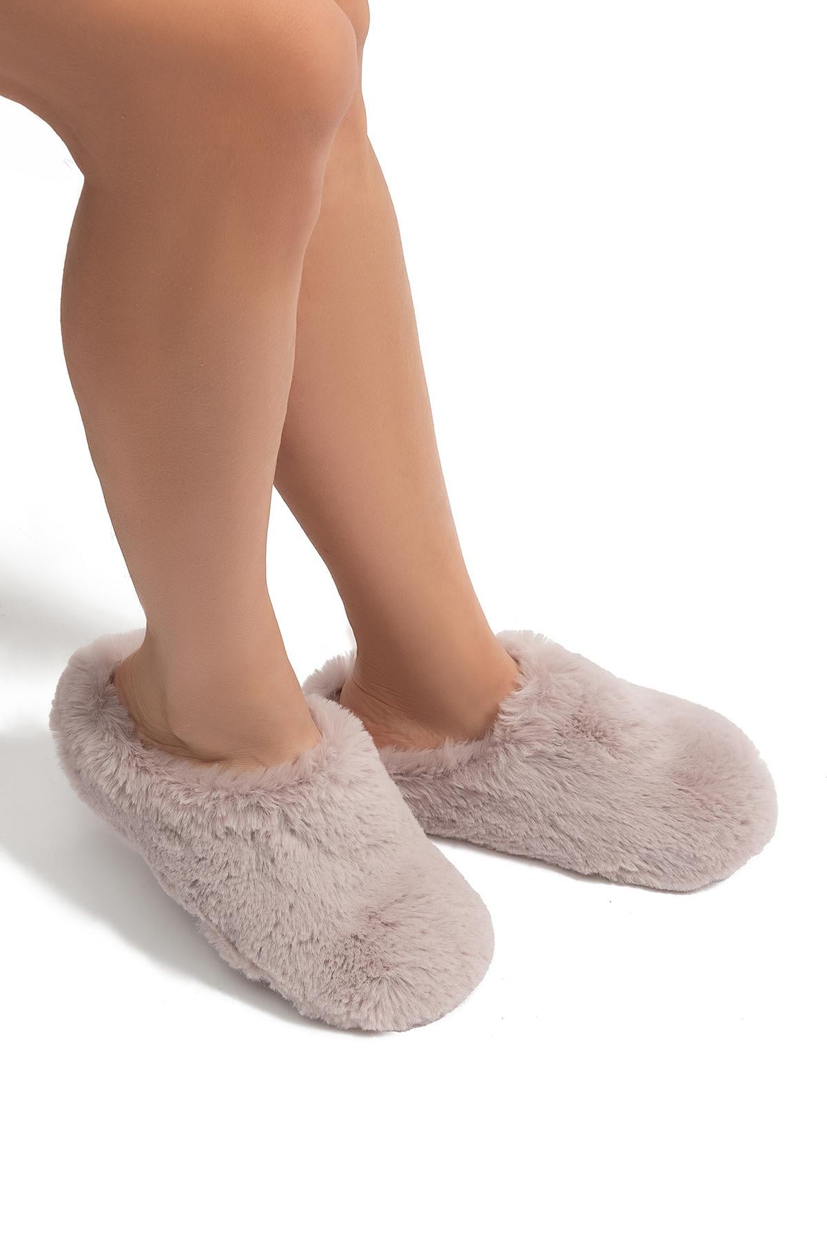 Stone Kadın Peluş Ev Terliği Pudra 37/41