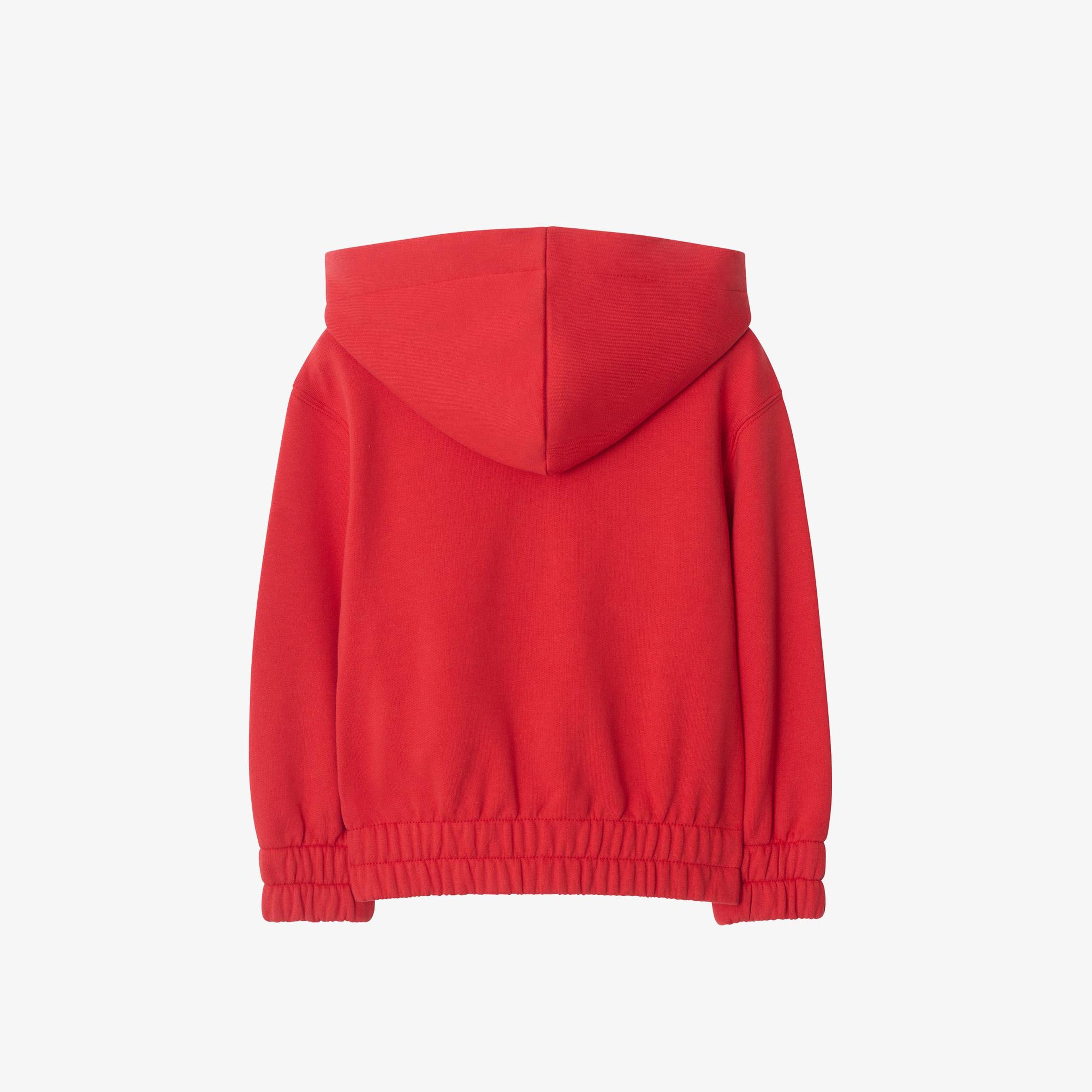 Burberry Clyde Ekd Çocuk Kırmızı Hoodie